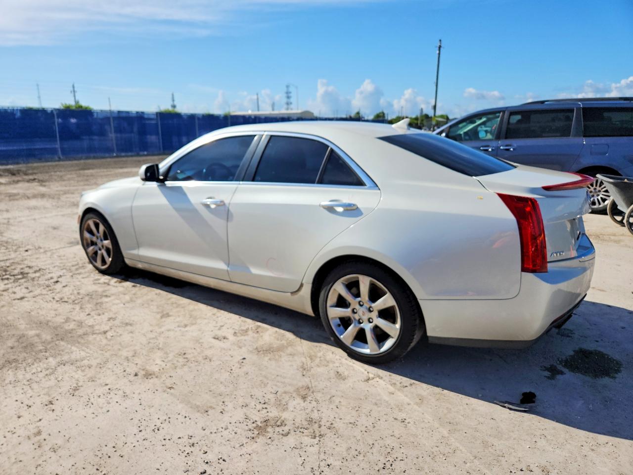 2013 Cadillac Ats White vin: 1G6AA5RX0D0124583