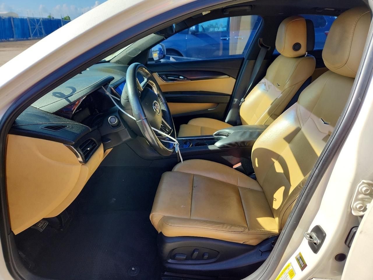 2013 Cadillac Ats White vin: 1G6AA5RX0D0124583