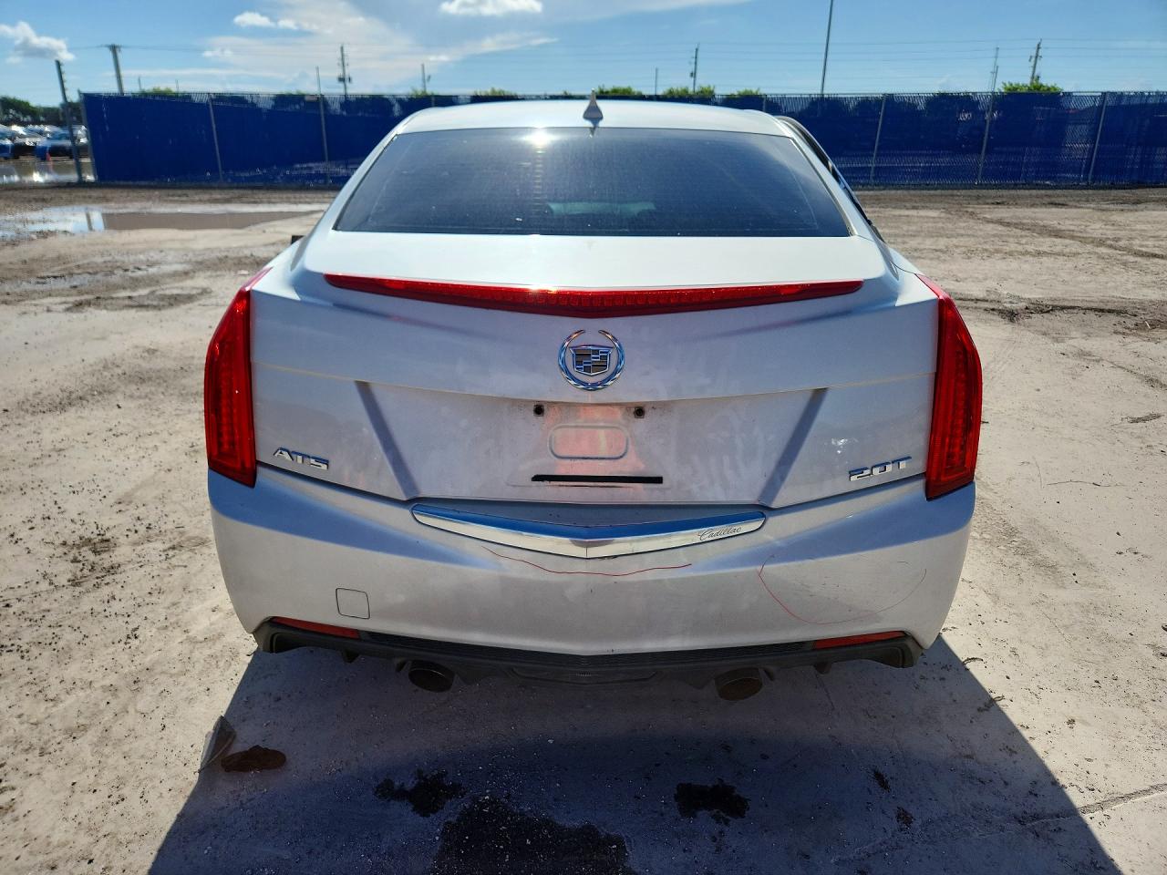 2013 Cadillac Ats White vin: 1G6AA5RX0D0124583