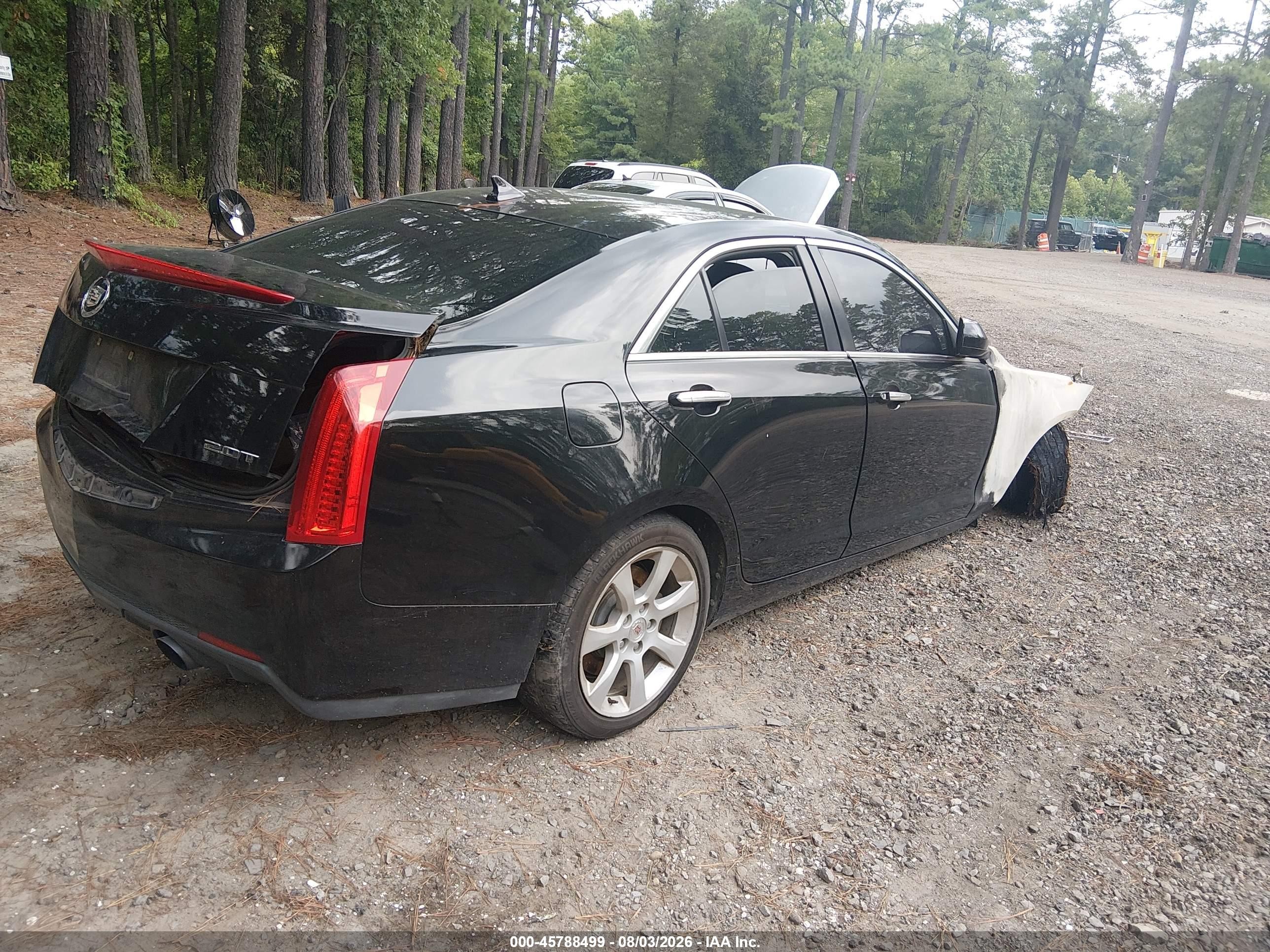 2013 Cadillac Ats Standard Black vin: 1G6AA5RX0D0164775