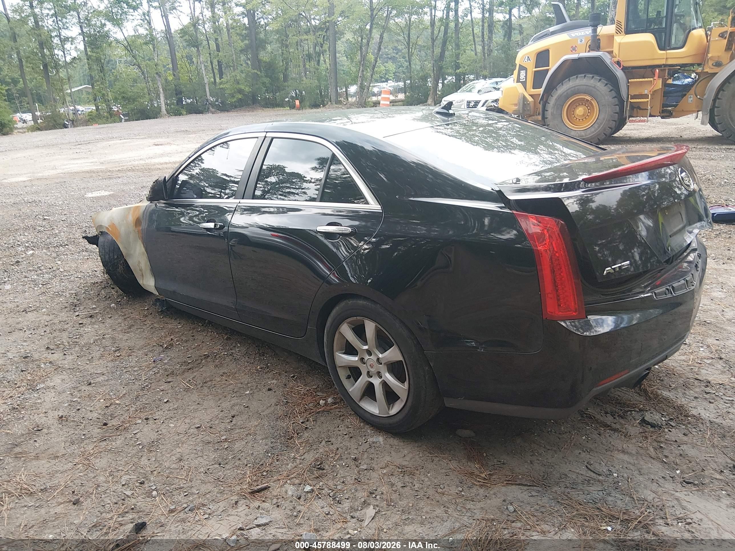 2013 Cadillac Ats Standard Black vin: 1G6AA5RX0D0164775