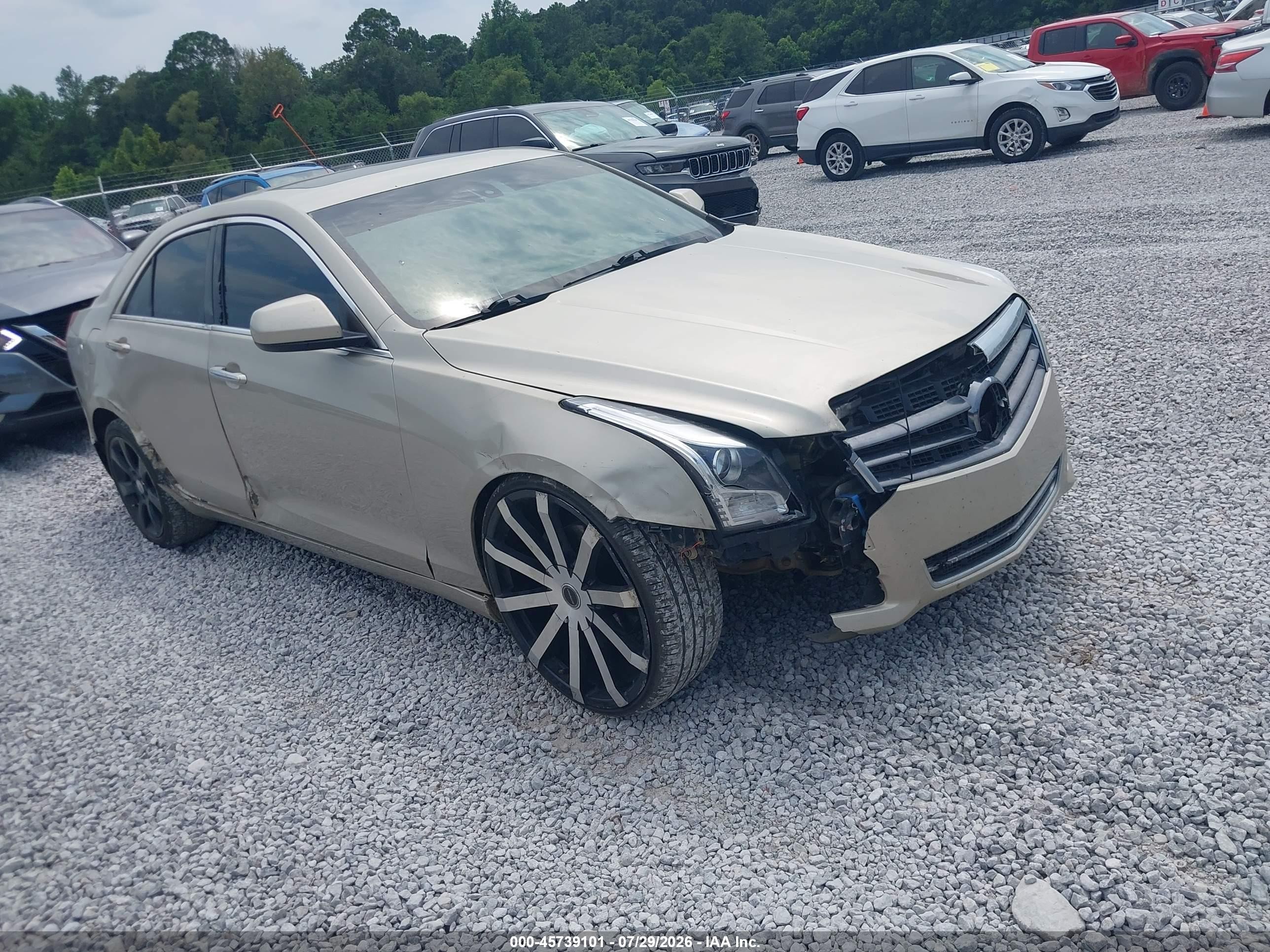 2014 Cadillac Ats Standard Золотой vin: 1G6AA5RX0E0116016
