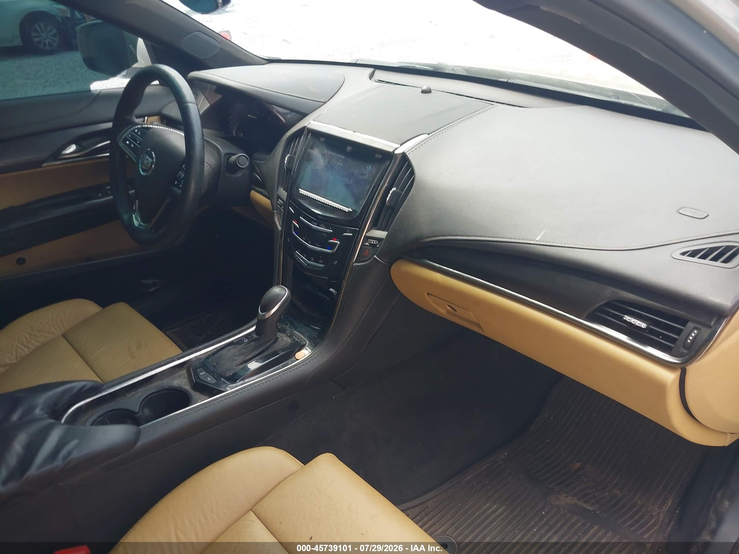 2014 Cadillac Ats Standard Золотой vin: 1G6AA5RX0E0116016