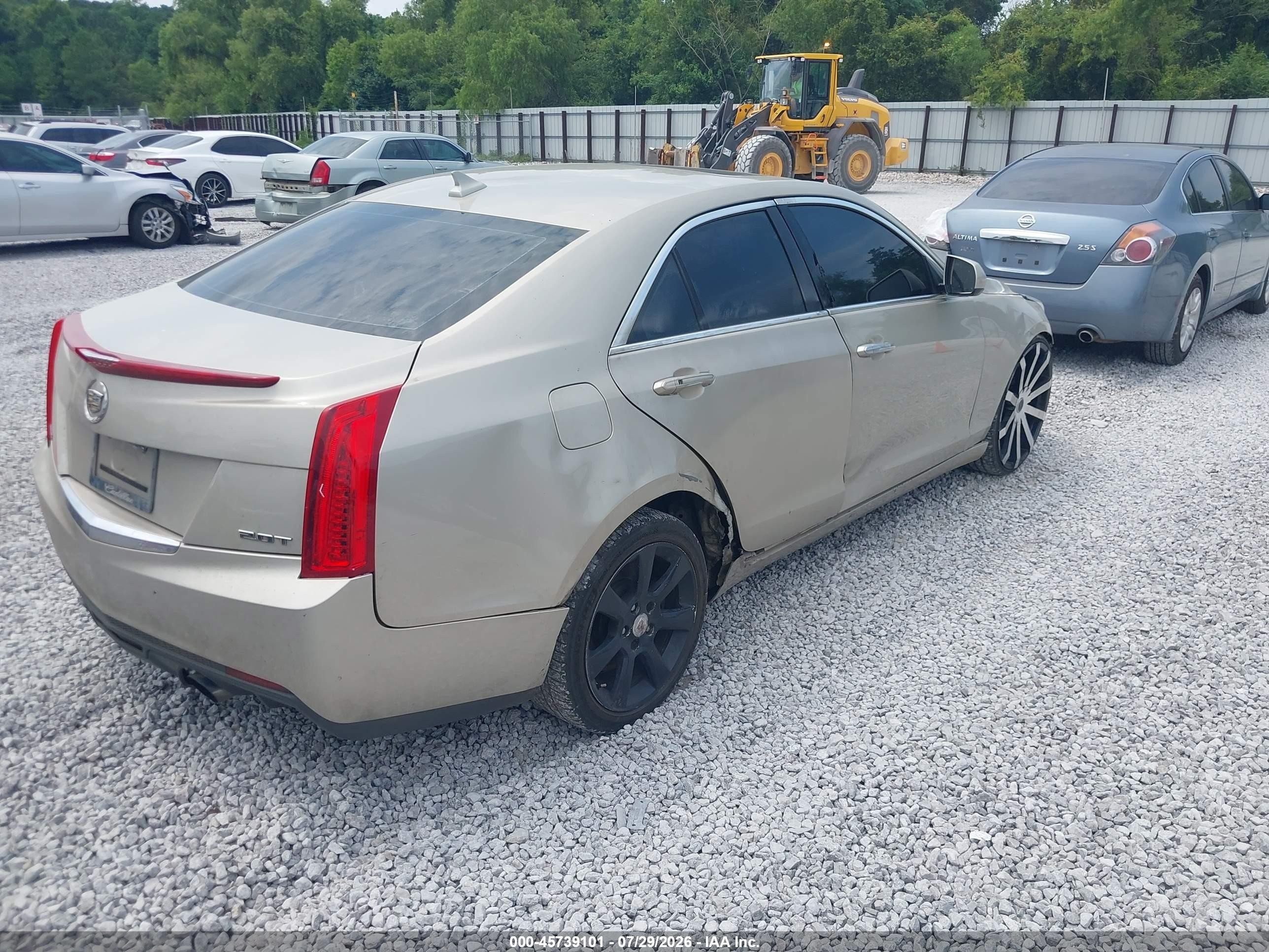 2014 Cadillac Ats Standard Золотой vin: 1G6AA5RX0E0116016