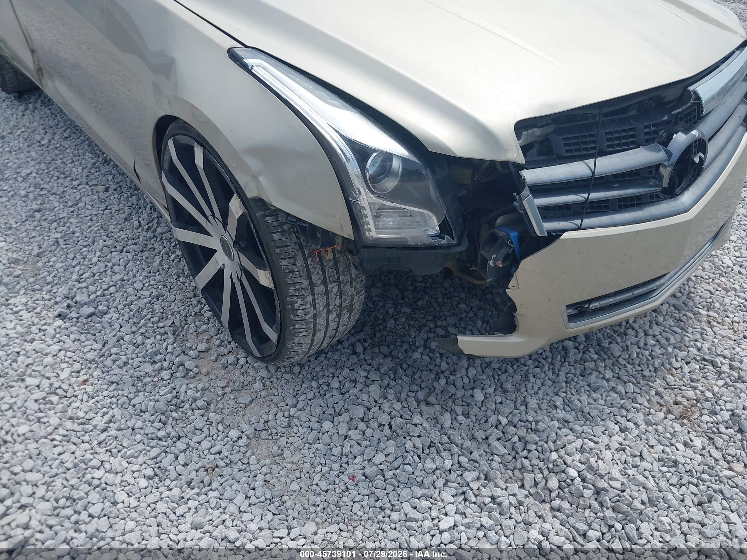 2014 Cadillac Ats Standard Золотой vin: 1G6AA5RX0E0116016