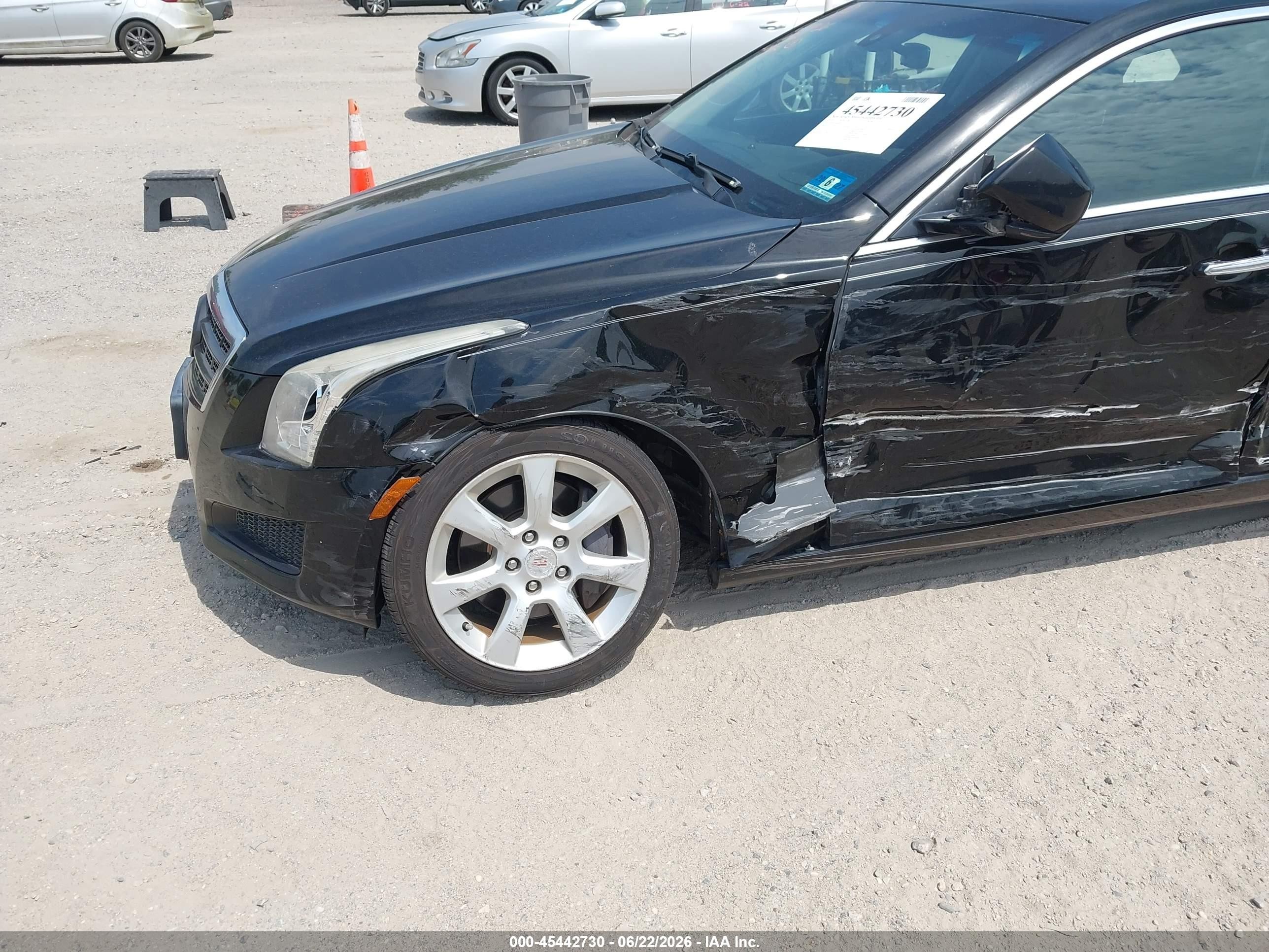 2014 Cadillac Ats Standard Черный vin: 1G6AA5RX0E0175177