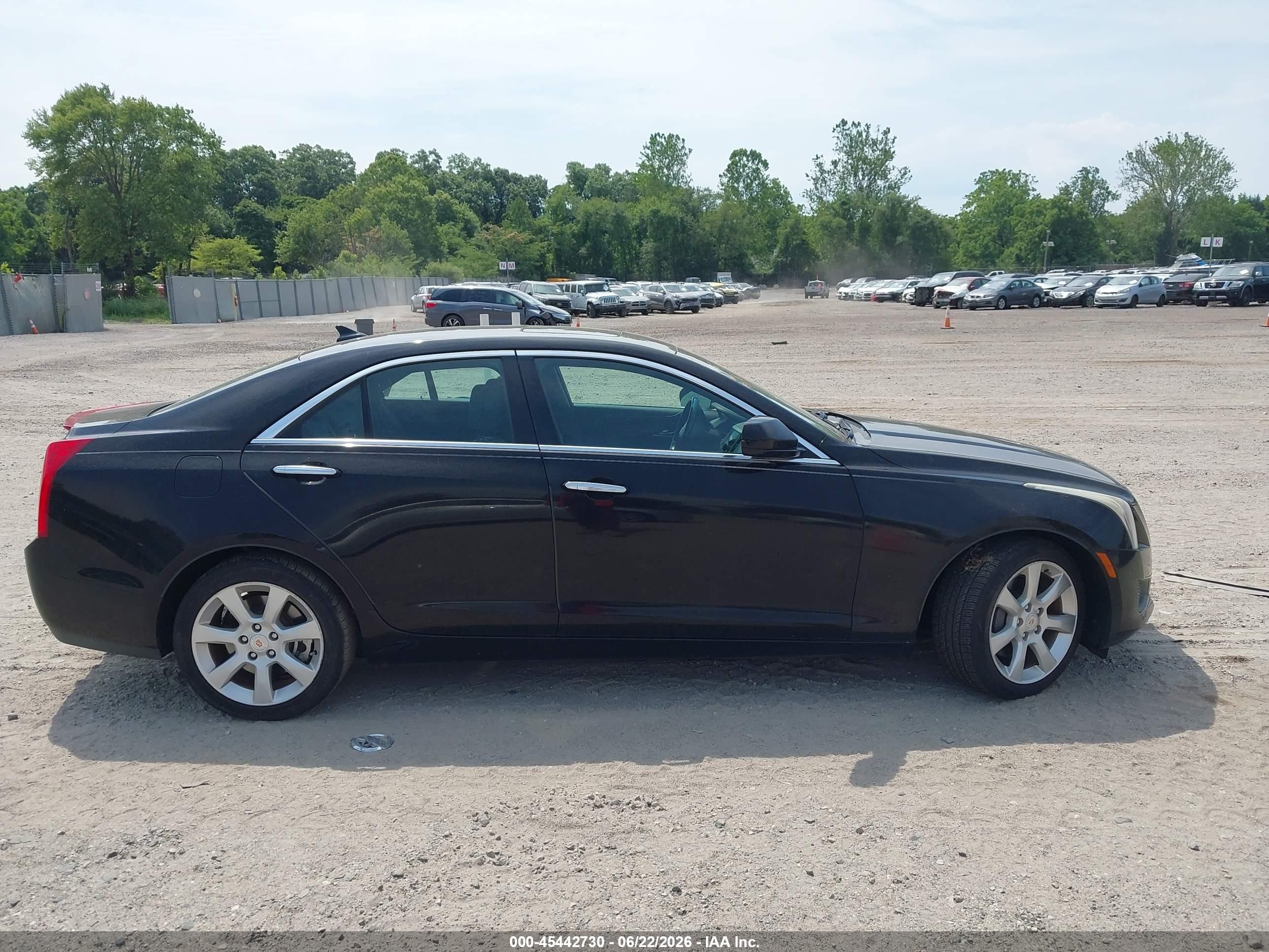 2014 Cadillac Ats Standard Черный vin: 1G6AA5RX0E0175177