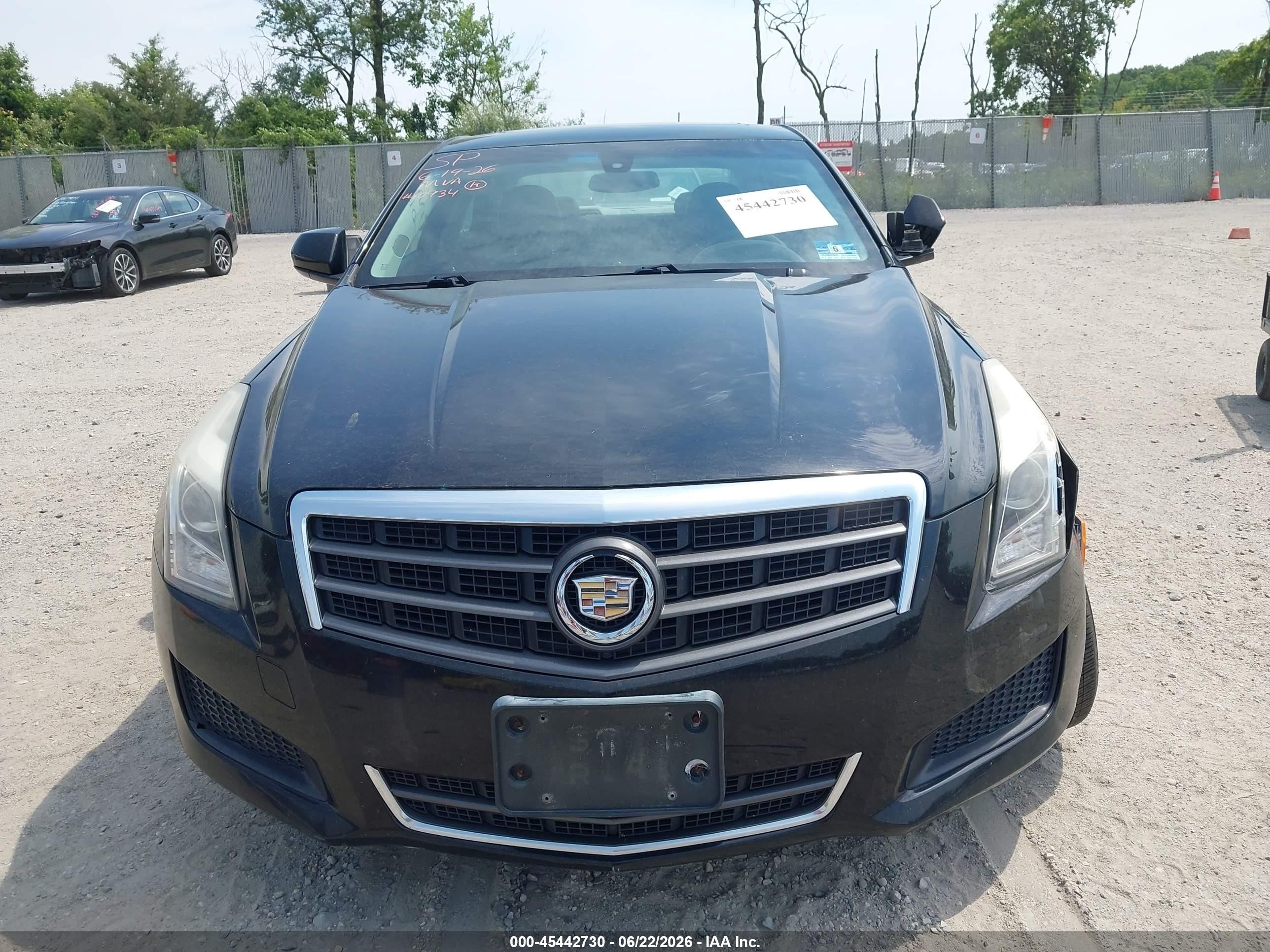 2014 Cadillac Ats Standard Черный vin: 1G6AA5RX0E0175177