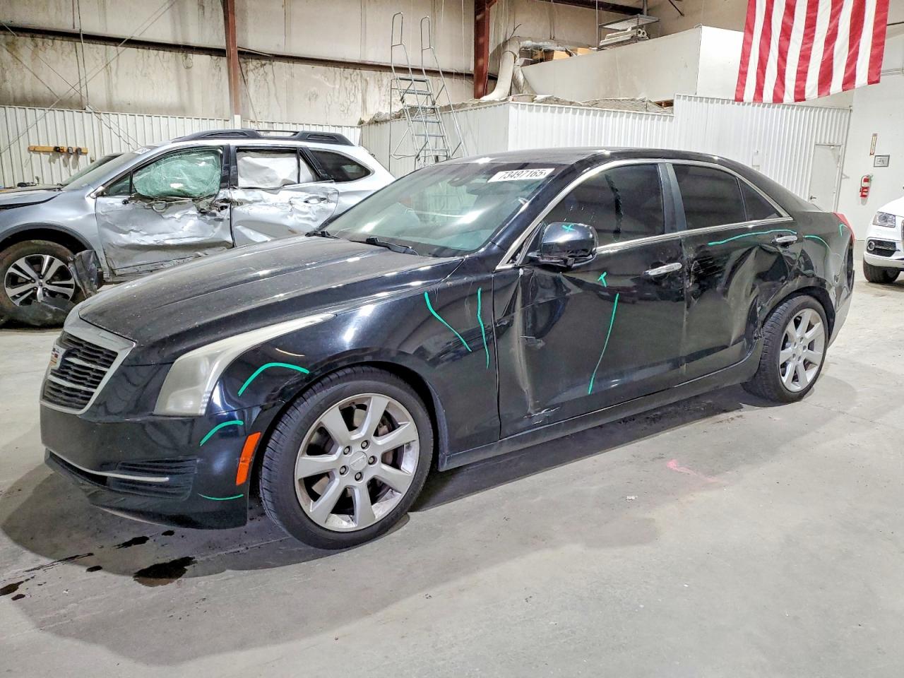 2015 Cadillac Ats Black vin: 1G6AA5RX0F0103414