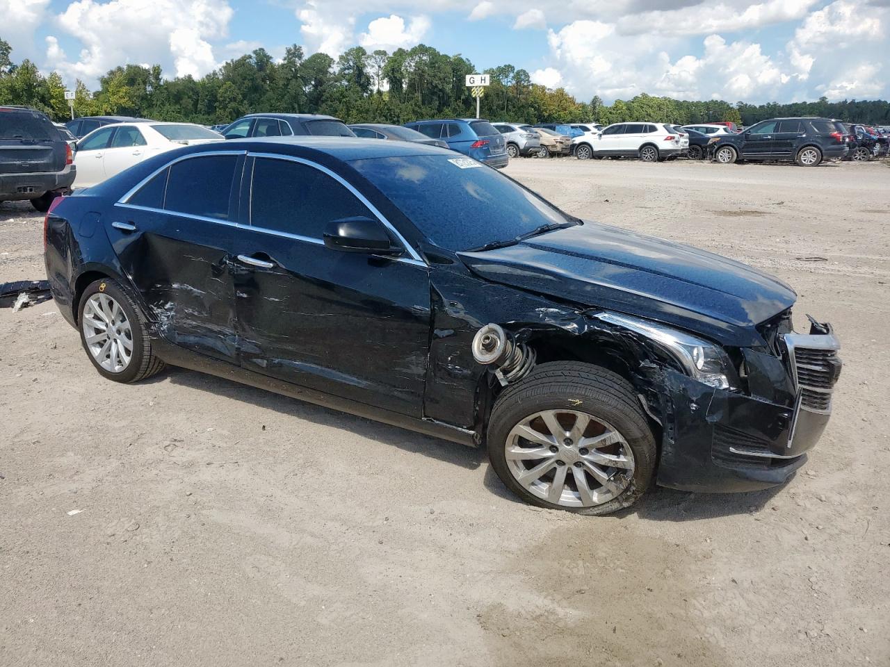 2017 Cadillac Ats Black vin: 1G6AA5RX0H0145472