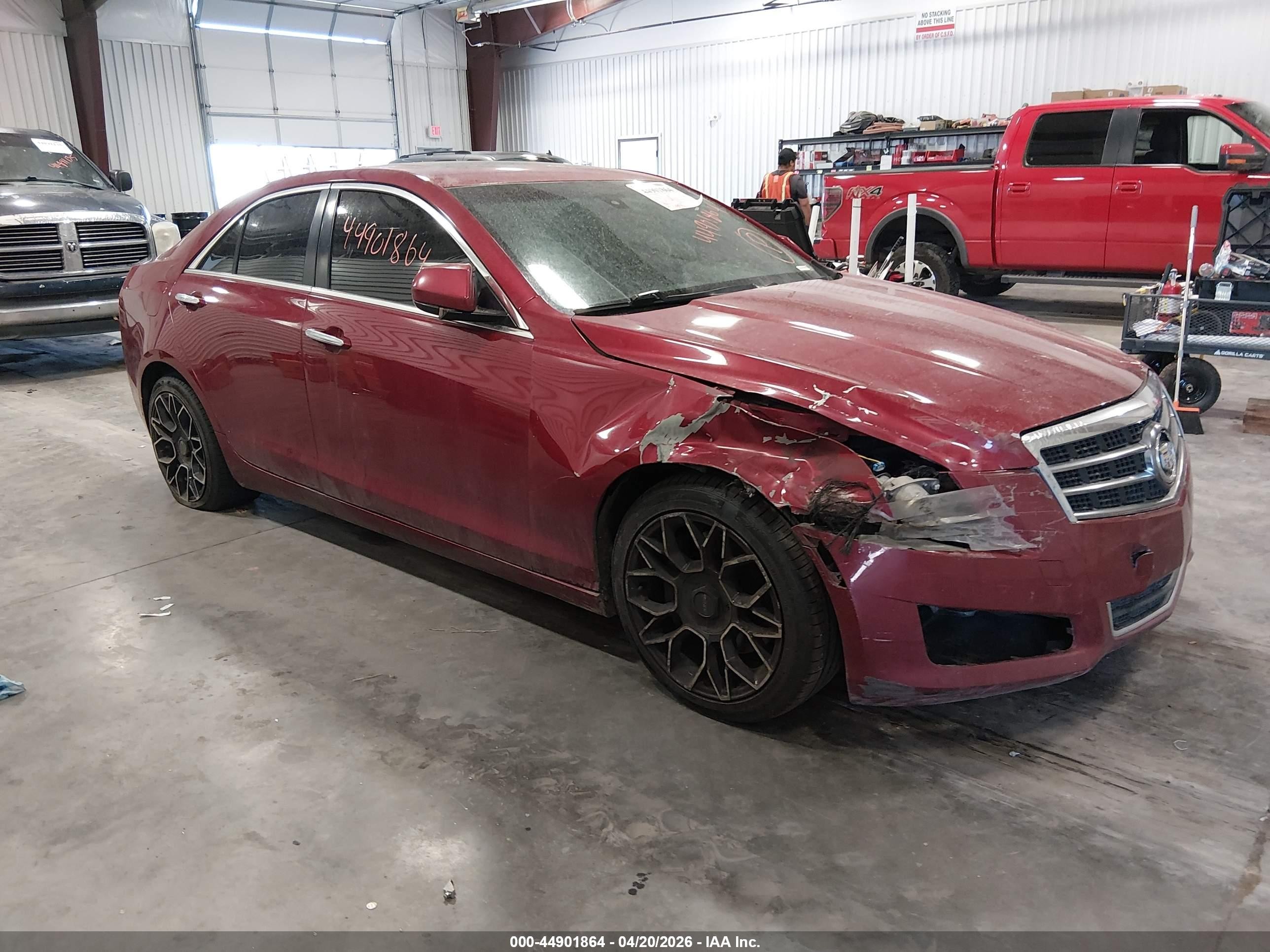 2013 Cadillac Ats Standard Red vin: 1G6AA5RX1D0133986