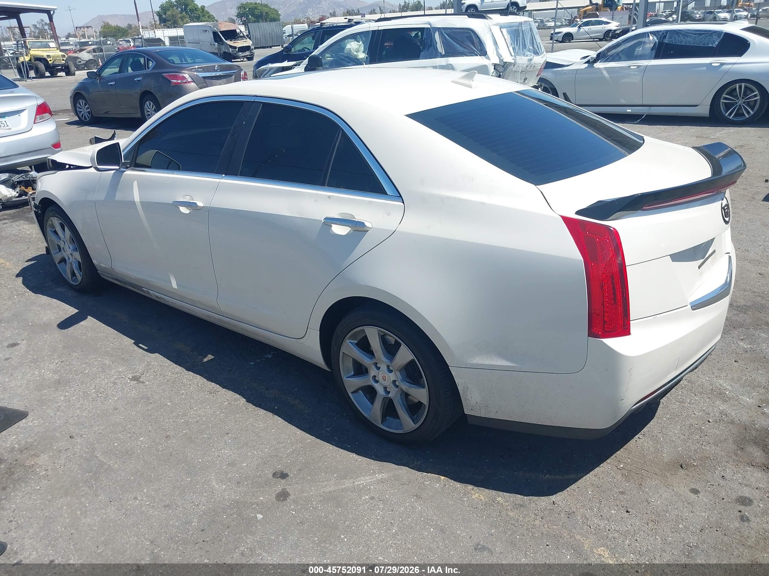 2014 Cadillac Ats Standard White vin: 1G6AA5RX2E0106538