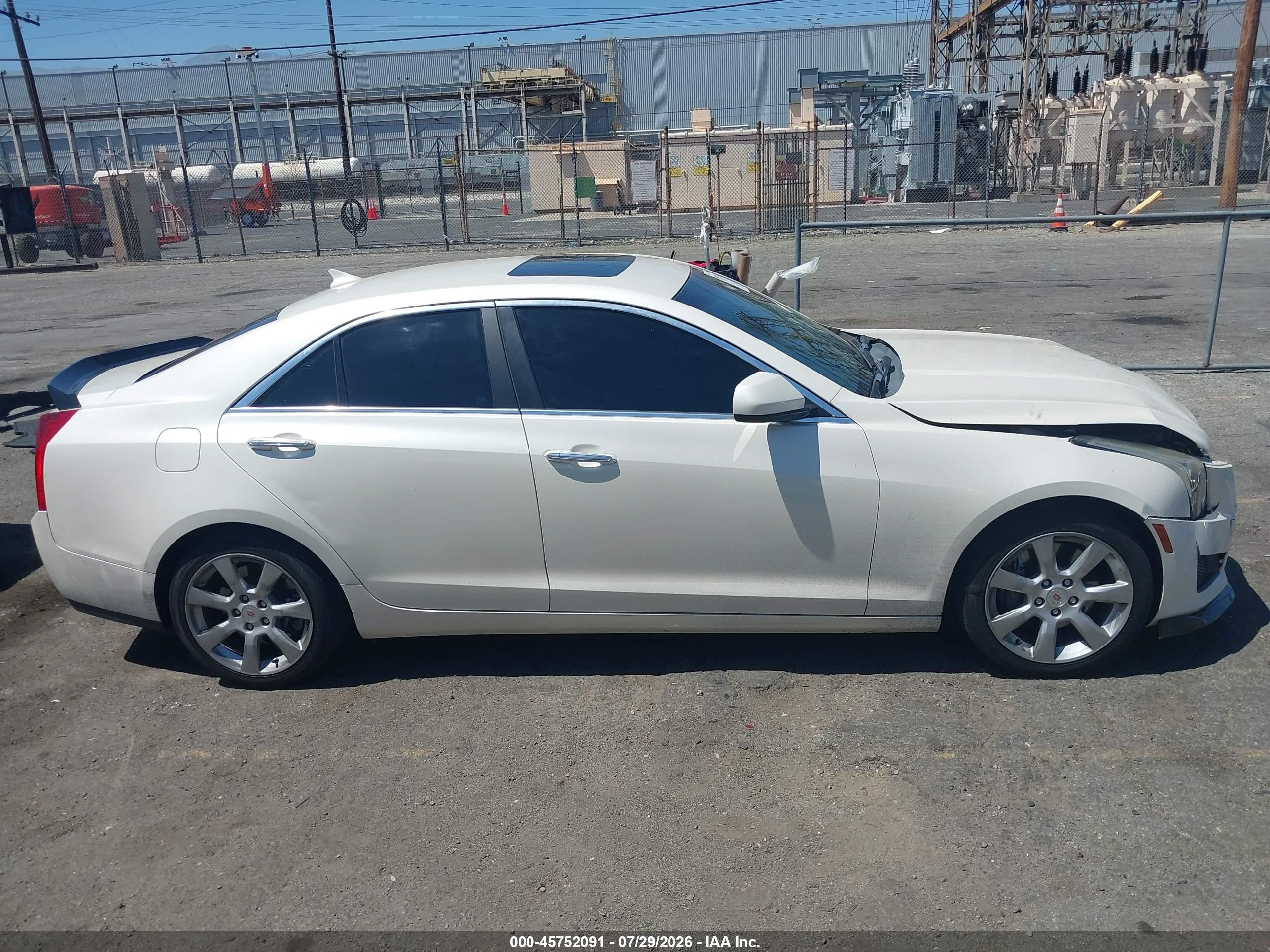 2014 Cadillac Ats Standard White vin: 1G6AA5RX2E0106538