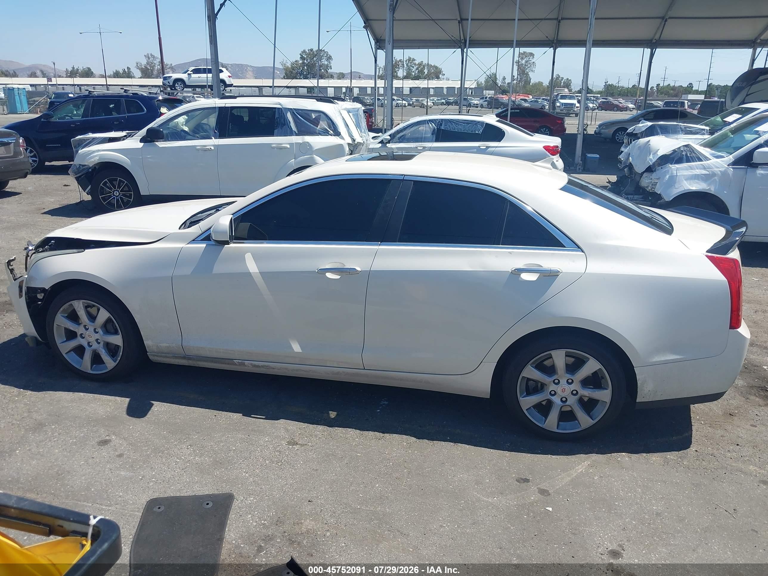 2014 Cadillac Ats Standard White vin: 1G6AA5RX2E0106538