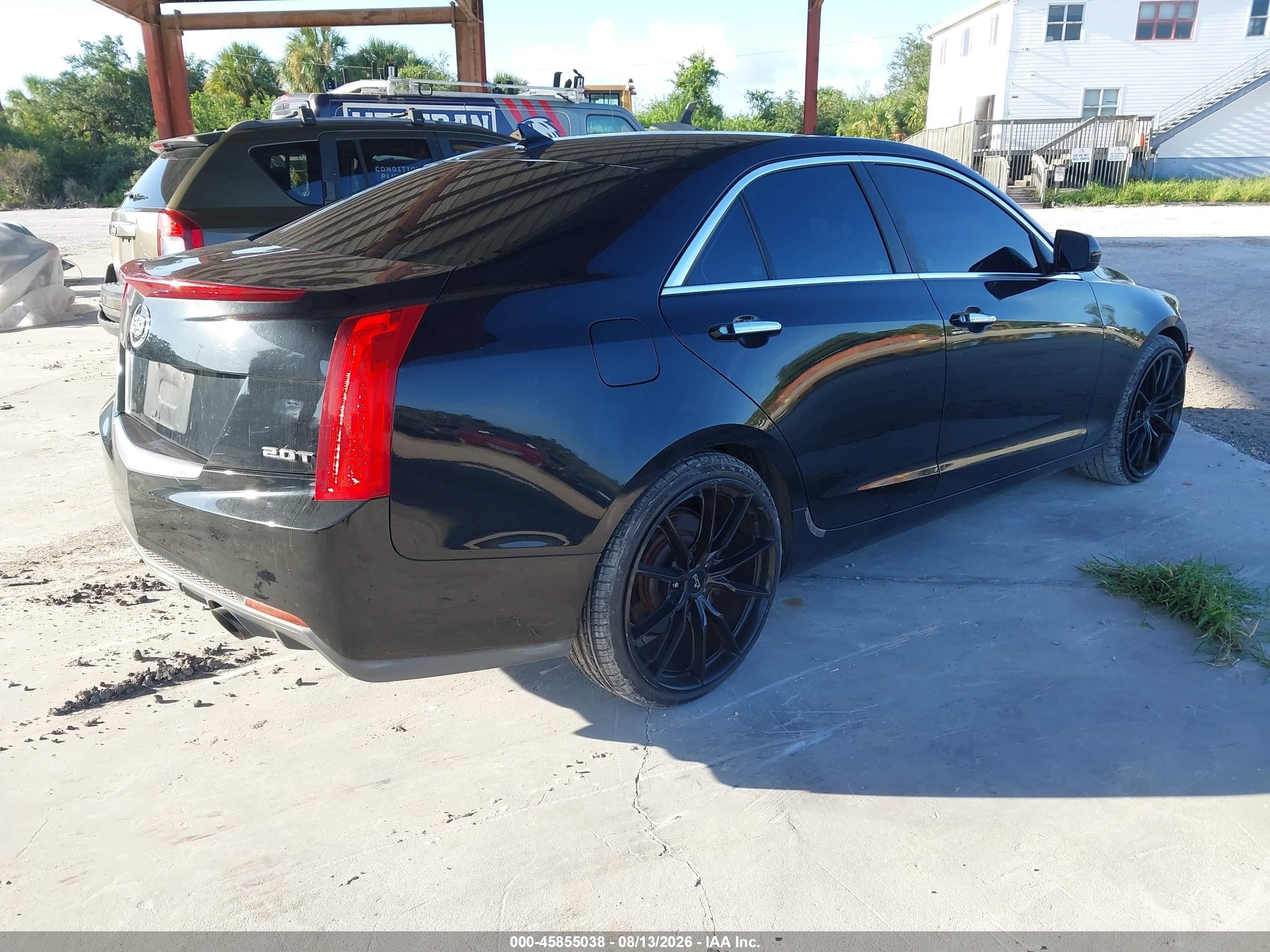 2014 Cadillac Ats Standard Black vin: 1G6AA5RX2E0132668