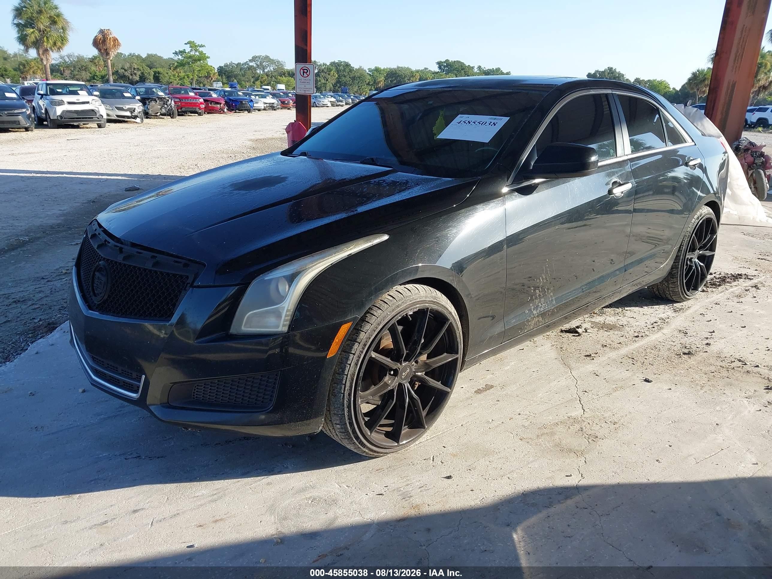 2014 Cadillac Ats Standard Black vin: 1G6AA5RX2E0132668