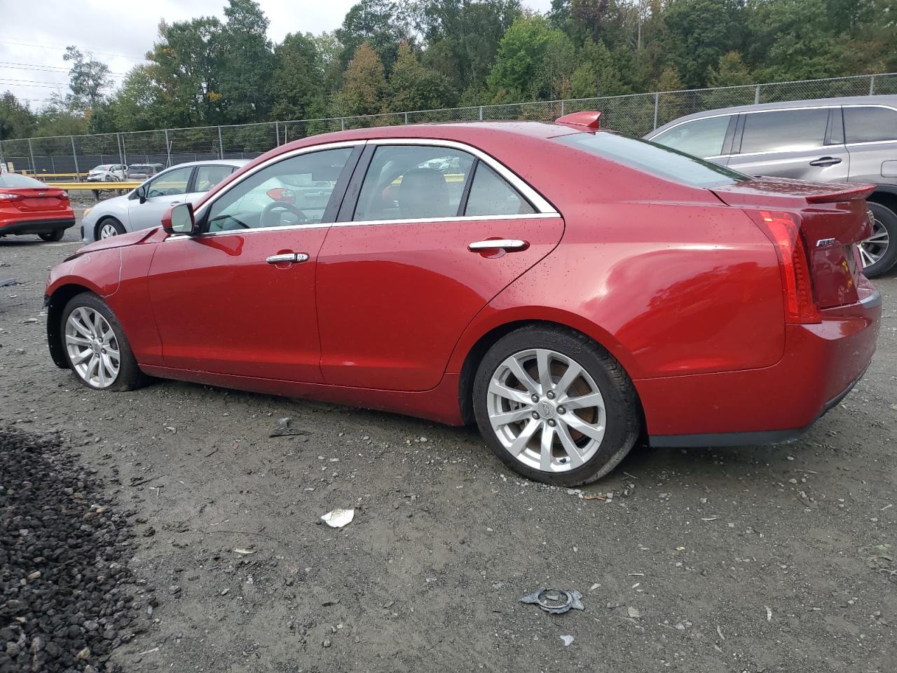 2017 Cadillac Ats Red vin: 1G6AA5RX2H0216509