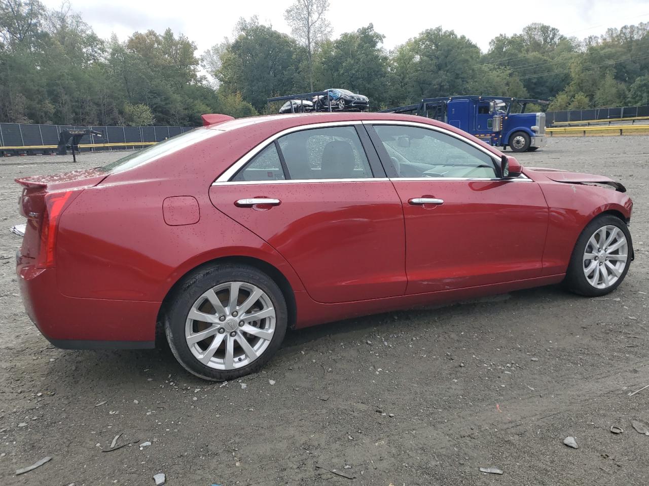 2017 Cadillac Ats Red vin: 1G6AA5RX2H0216509