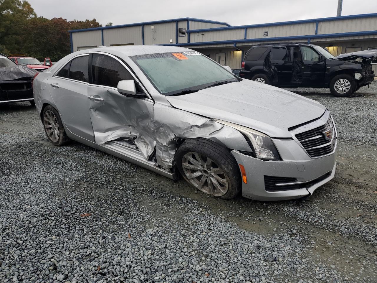2018 Cadillac Ats Silver vin: 1G6AA5RX2J0175126