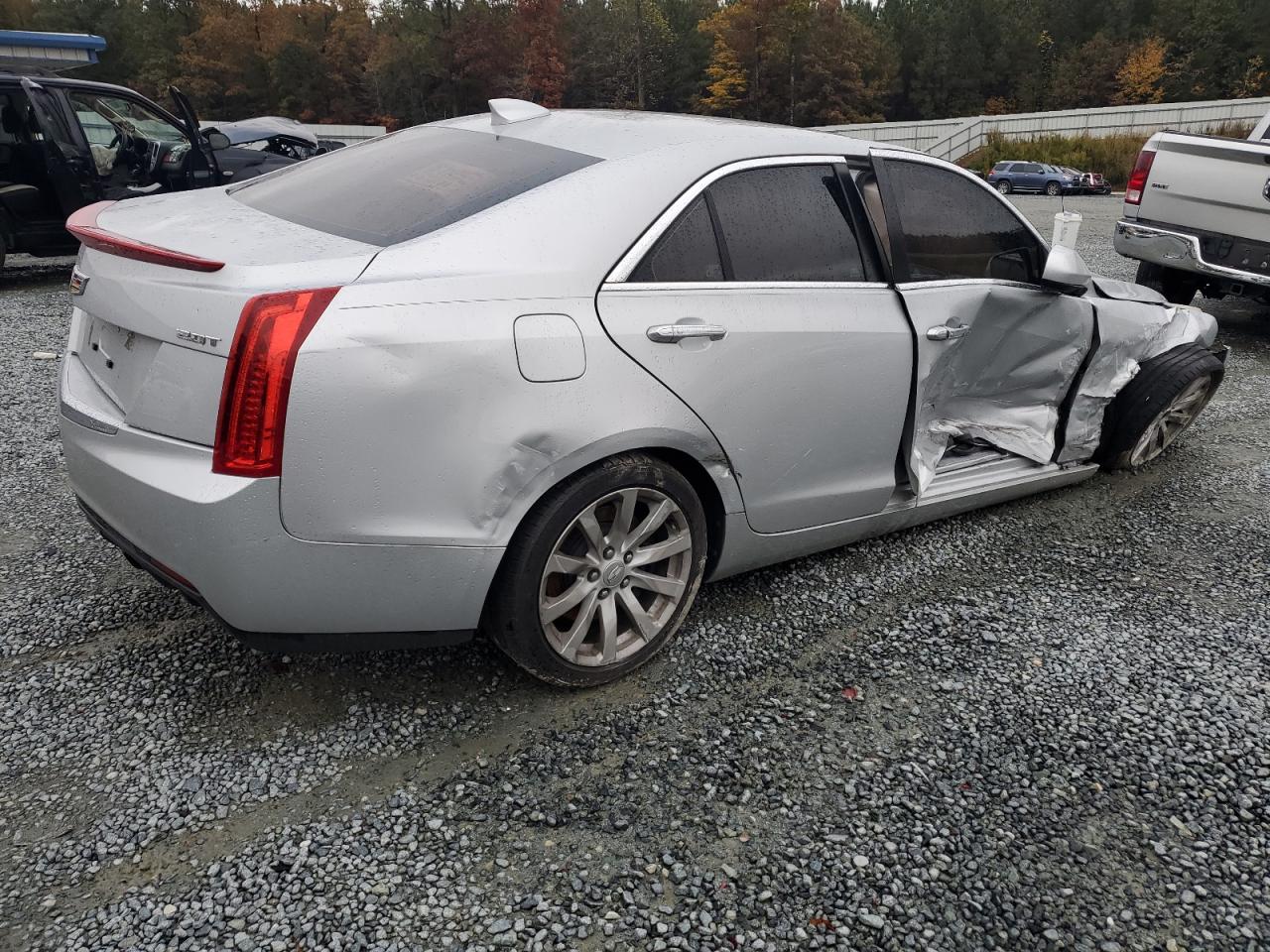 2018 Cadillac Ats Silver vin: 1G6AA5RX2J0175126