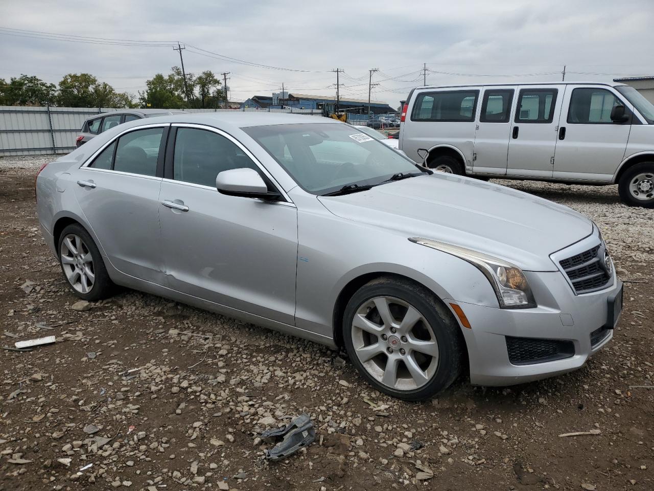 2013 Cadillac Ats Silver vin: 1G6AA5RX3D0130247