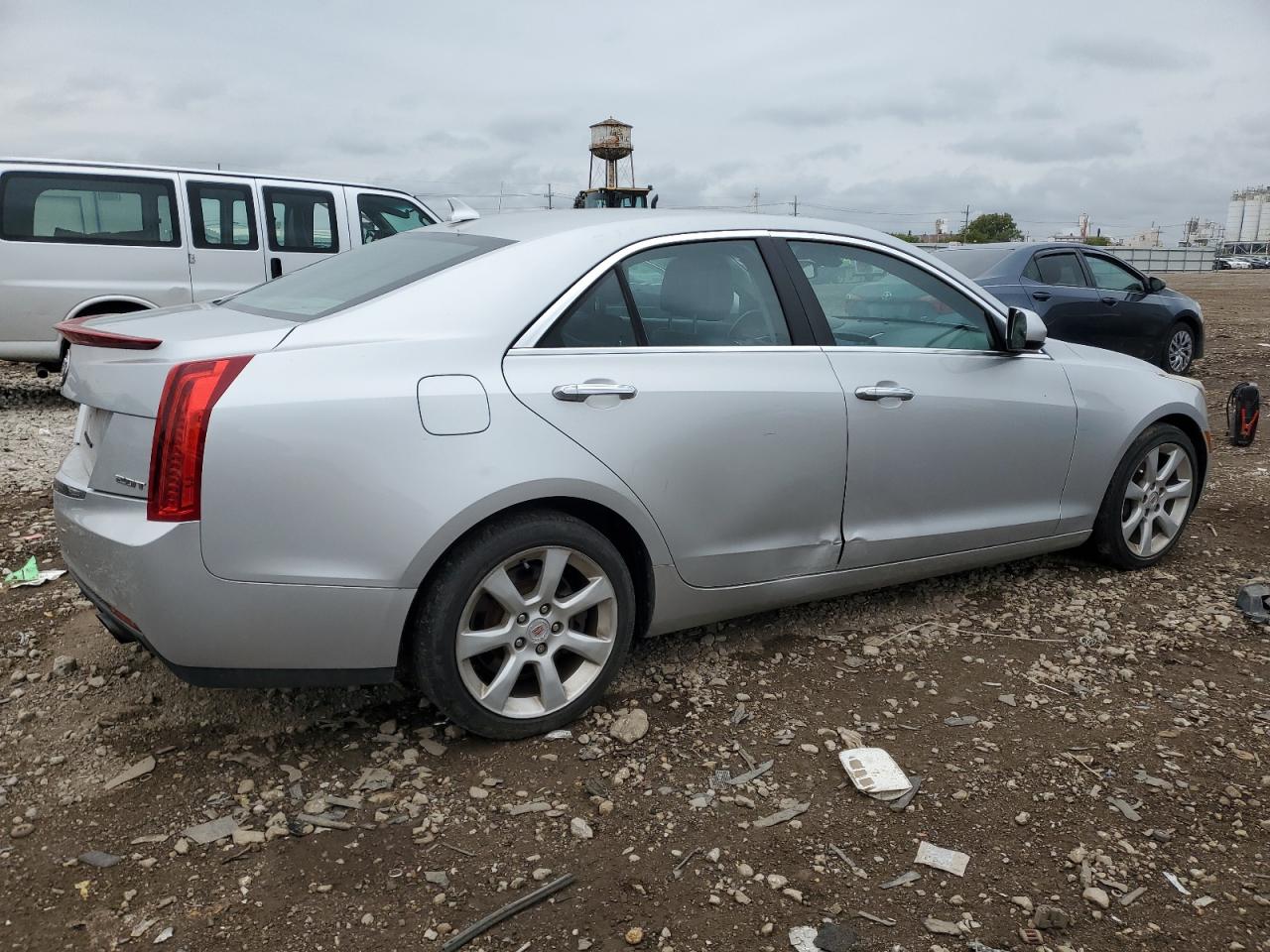2013 Cadillac Ats Silver vin: 1G6AA5RX3D0130247