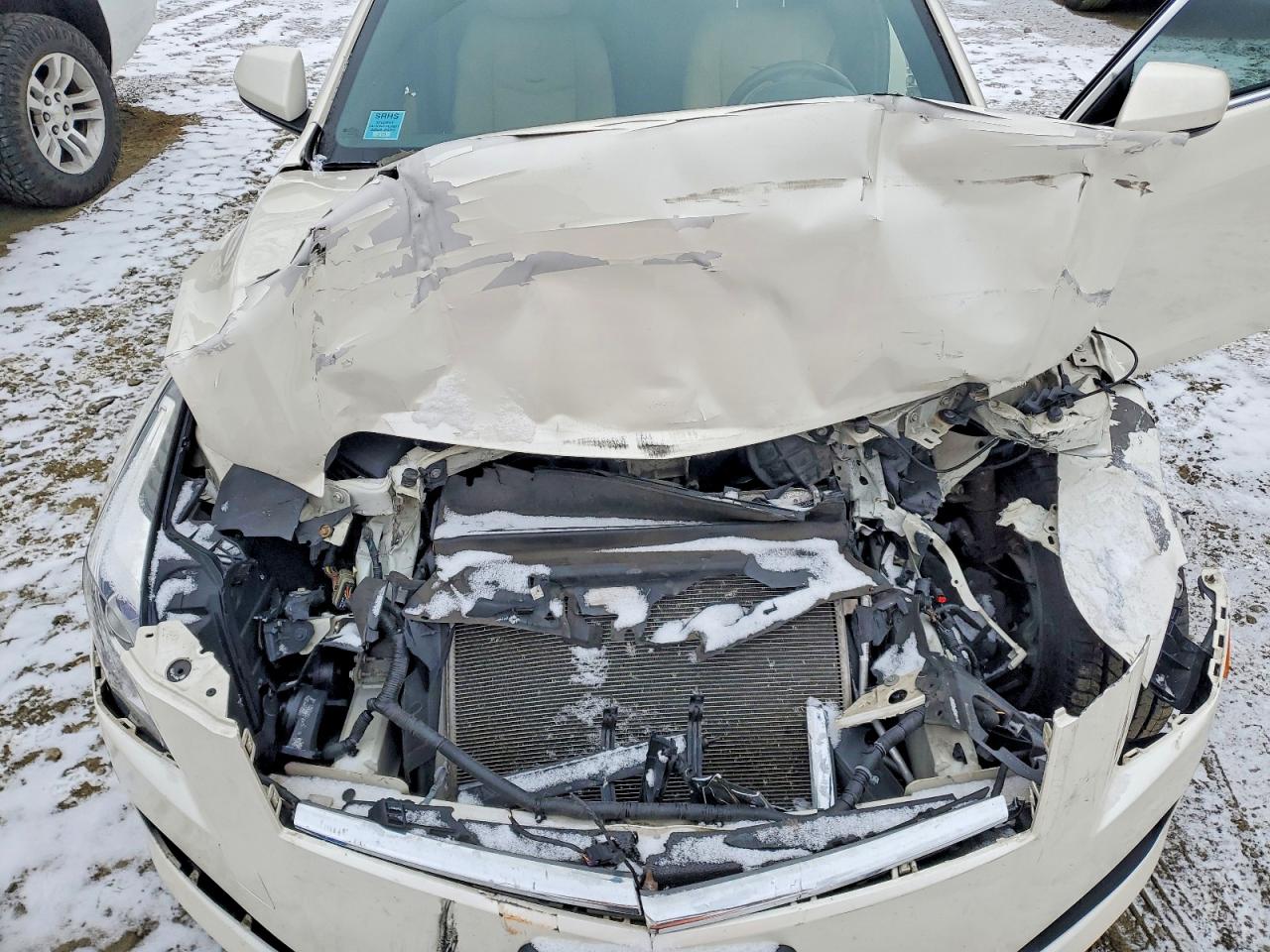 2013 Cadillac Ats Белый vin: 1G6AA5RX3D0160574