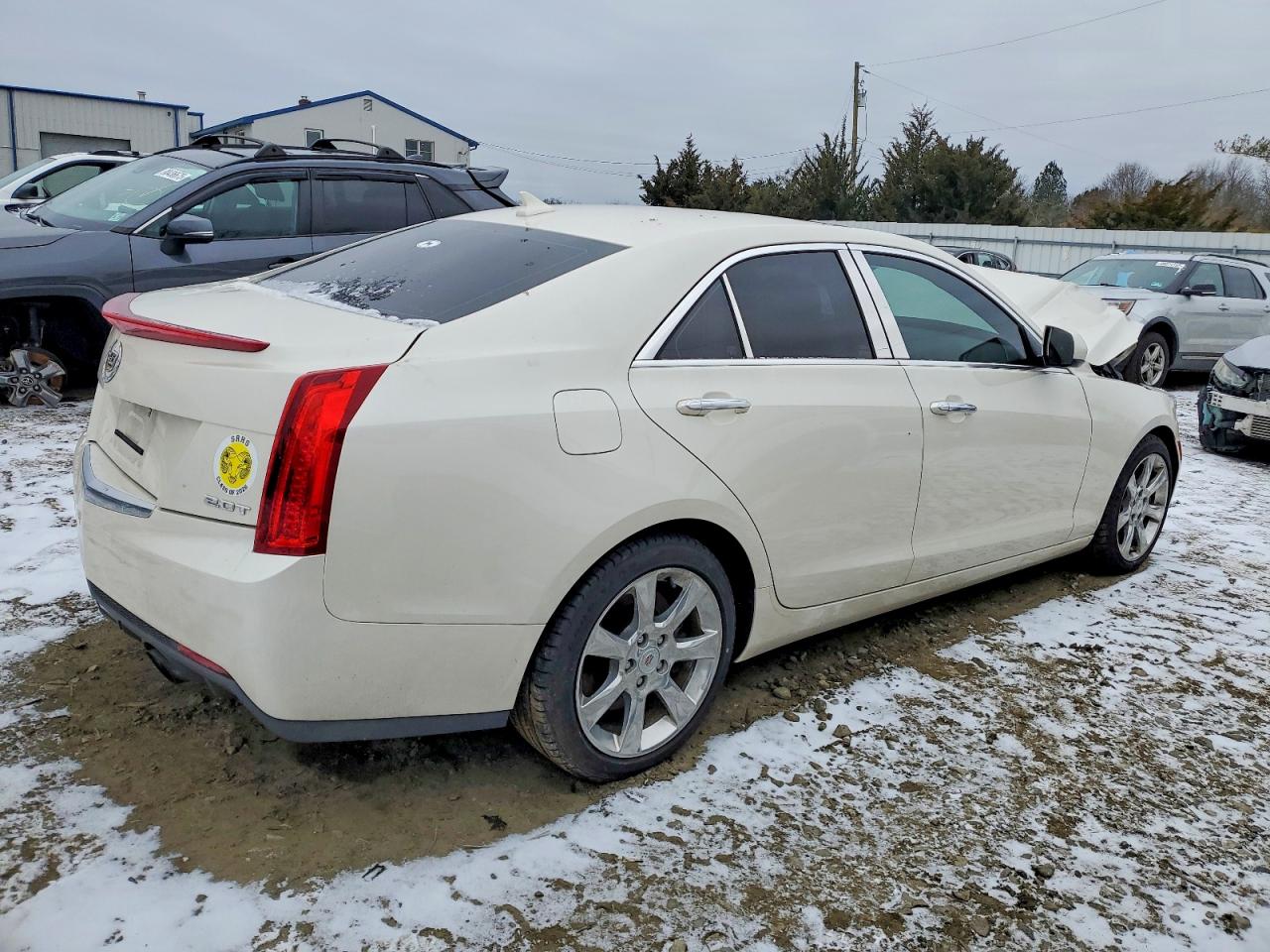 2013 Cadillac Ats Белый vin: 1G6AA5RX3D0160574