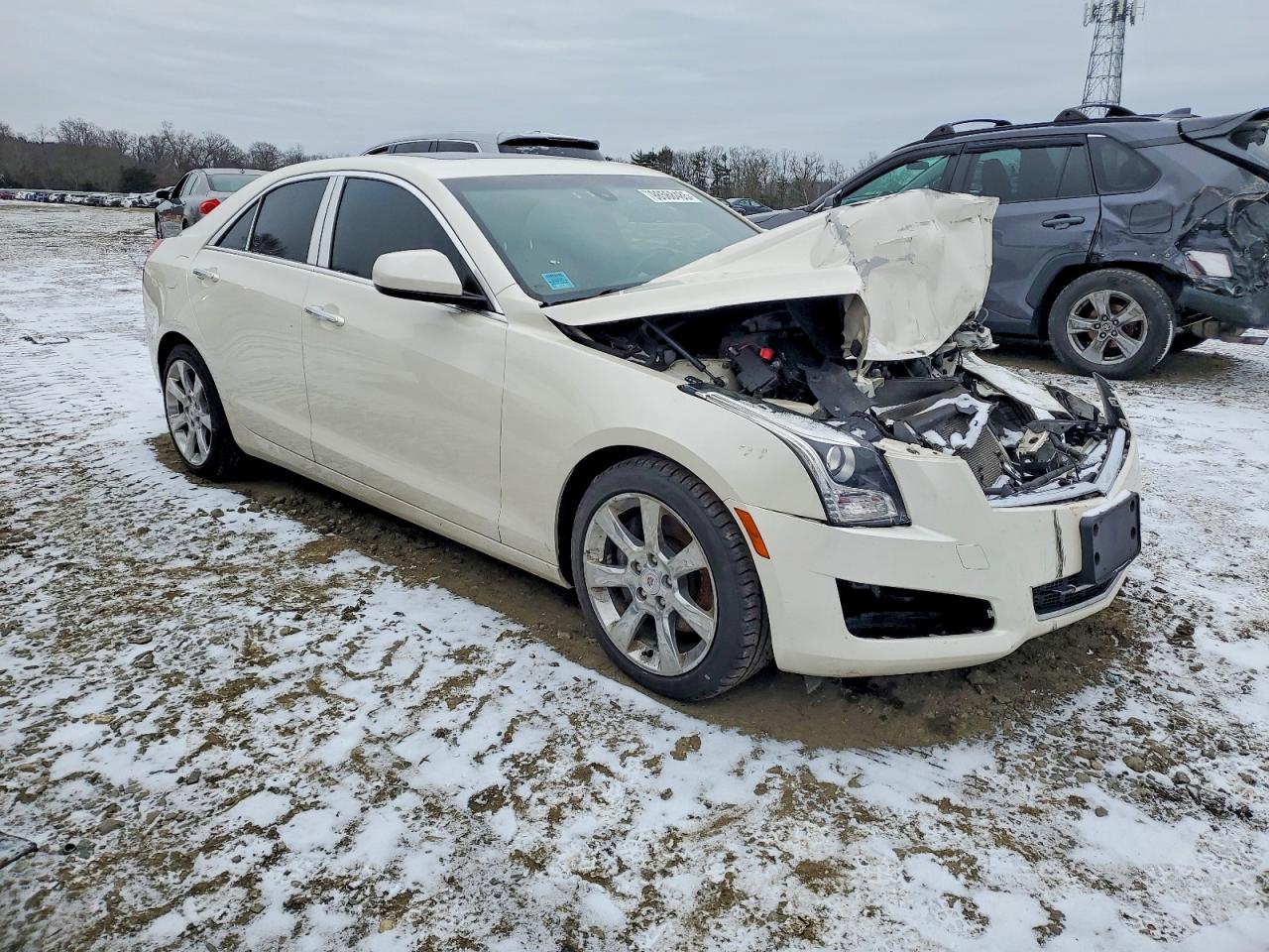2013 Cadillac Ats Белый vin: 1G6AA5RX3D0160574