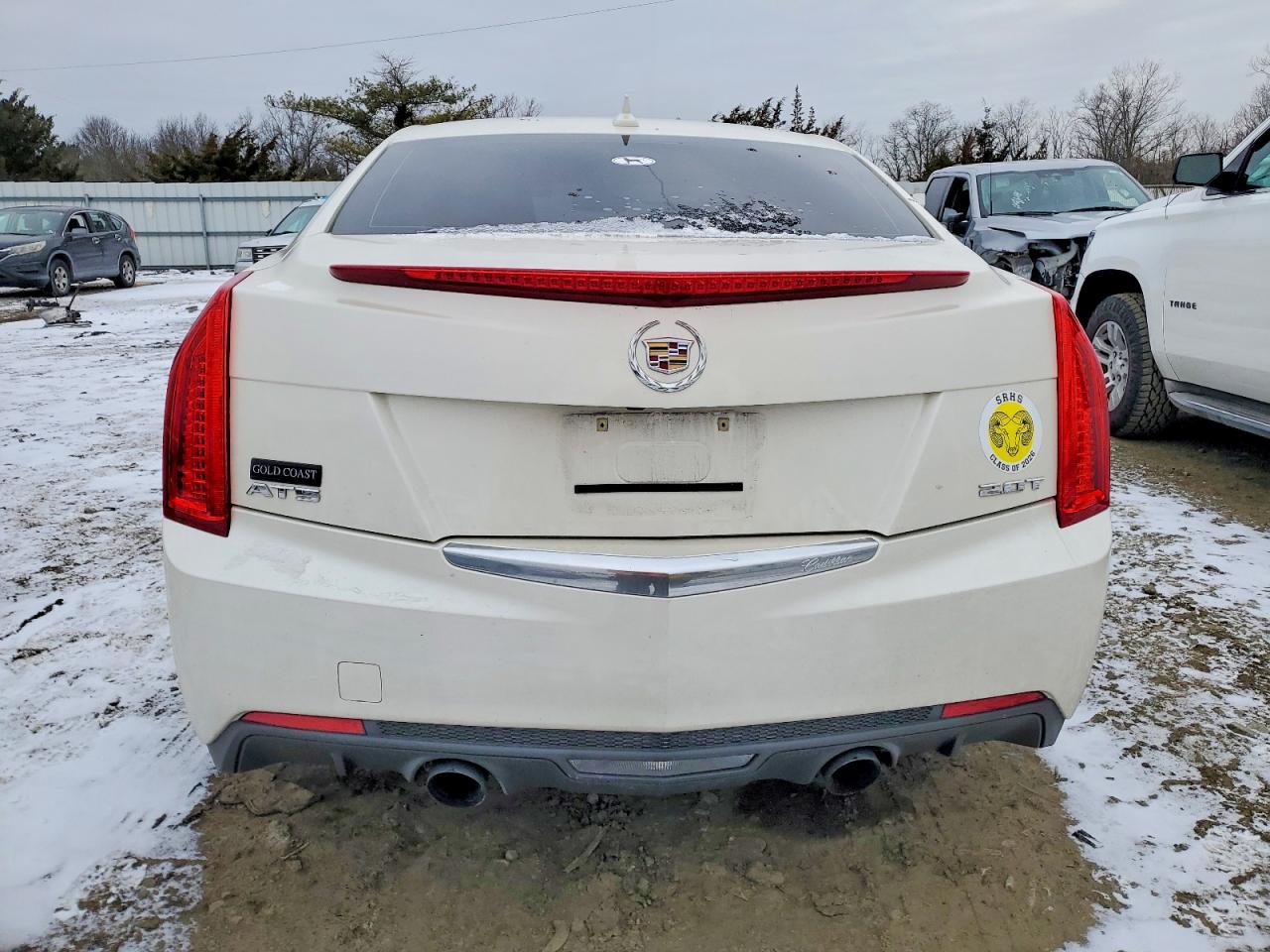 2013 Cadillac Ats Белый vin: 1G6AA5RX3D0160574