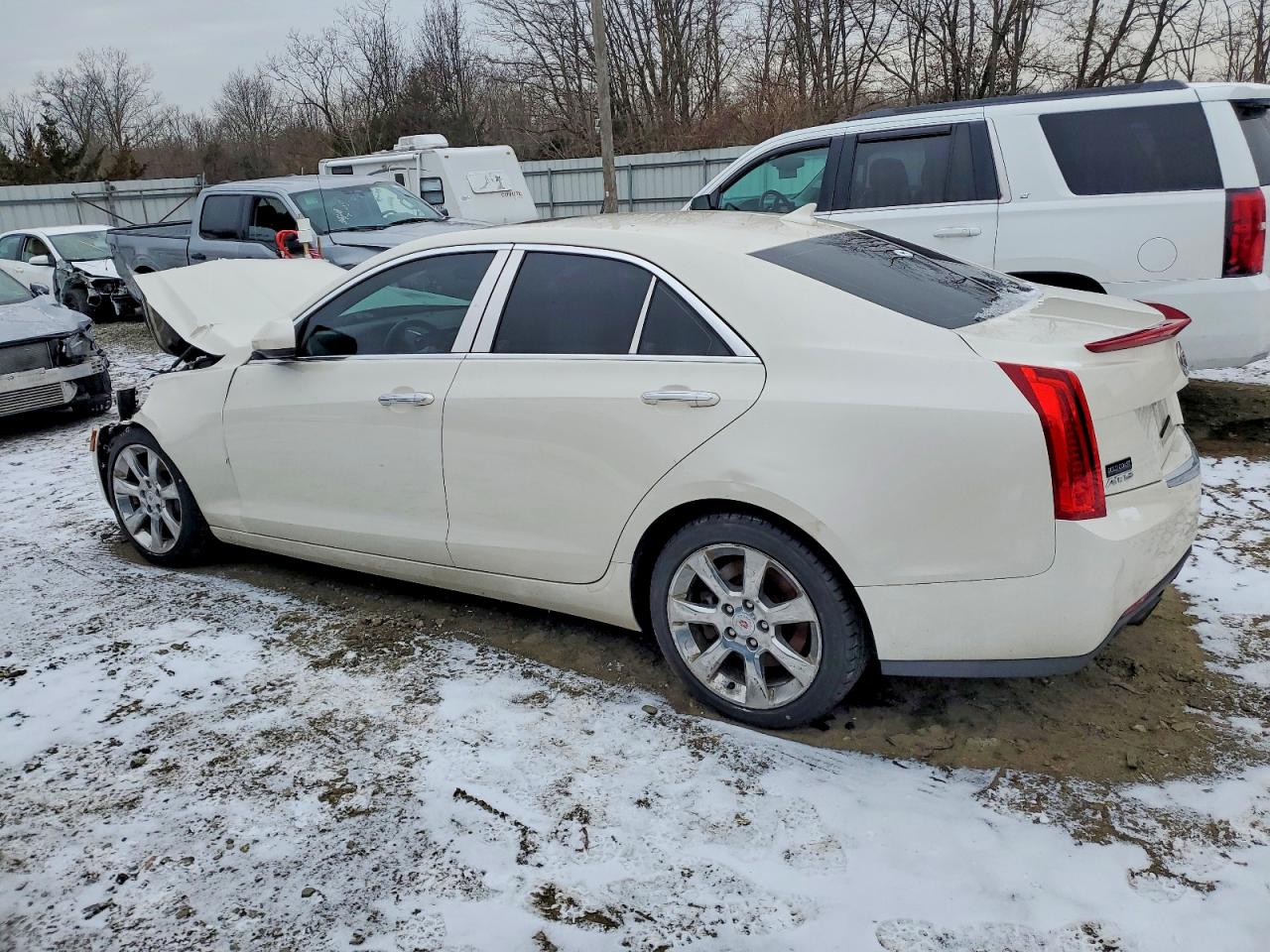 2013 Cadillac Ats Белый vin: 1G6AA5RX3D0160574