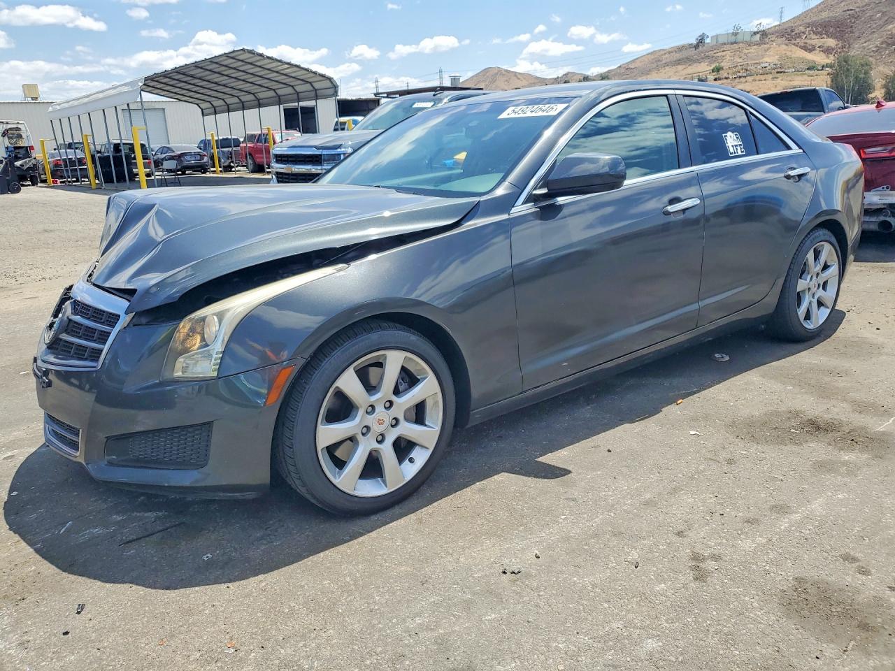 2014 Cadillac Ats Charcoal vin: 1G6AA5RX3E0113384