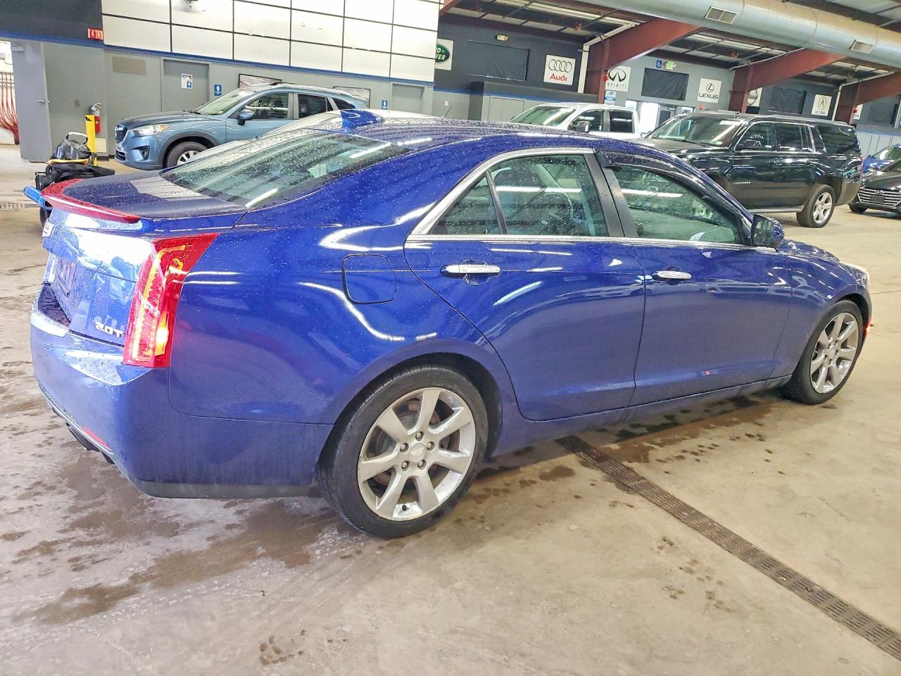 2015 Cadillac Ats Blue vin: 1G6AA5RX3F0129912