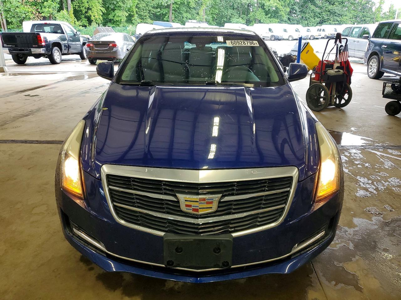 2015 Cadillac Ats Blue vin: 1G6AA5RX3F0129912