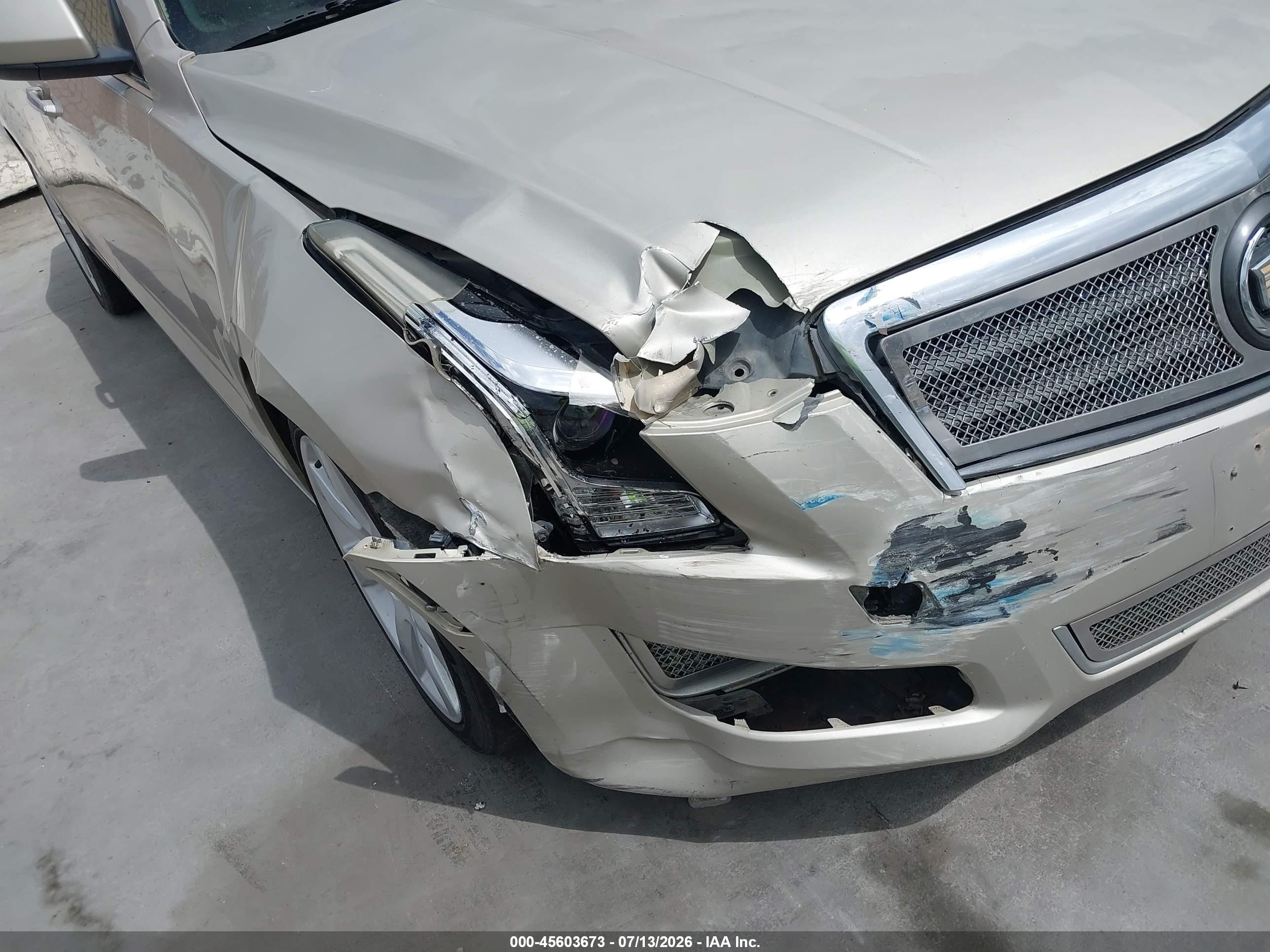 2013 Cadillac Ats Standard Gold vin: 1G6AA5RX4D0162933