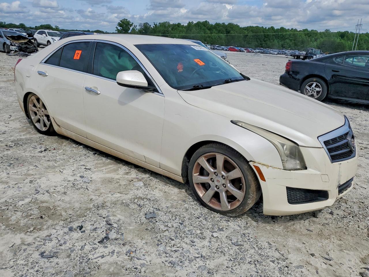 2013 Cadillac Ats Cream vin: 1G6AA5RX4D0167033