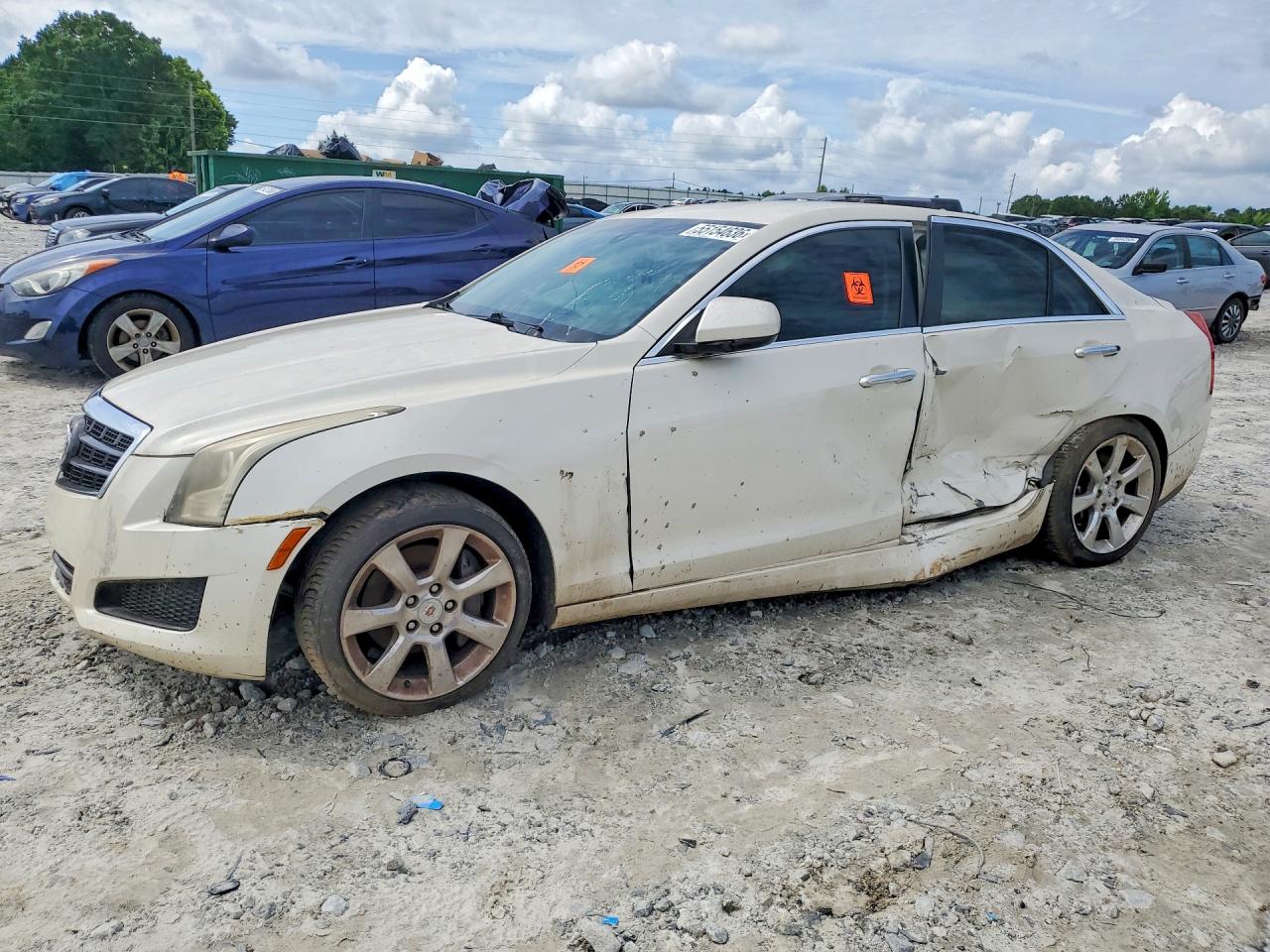 2013 Cadillac Ats Cream vin: 1G6AA5RX4D0167033