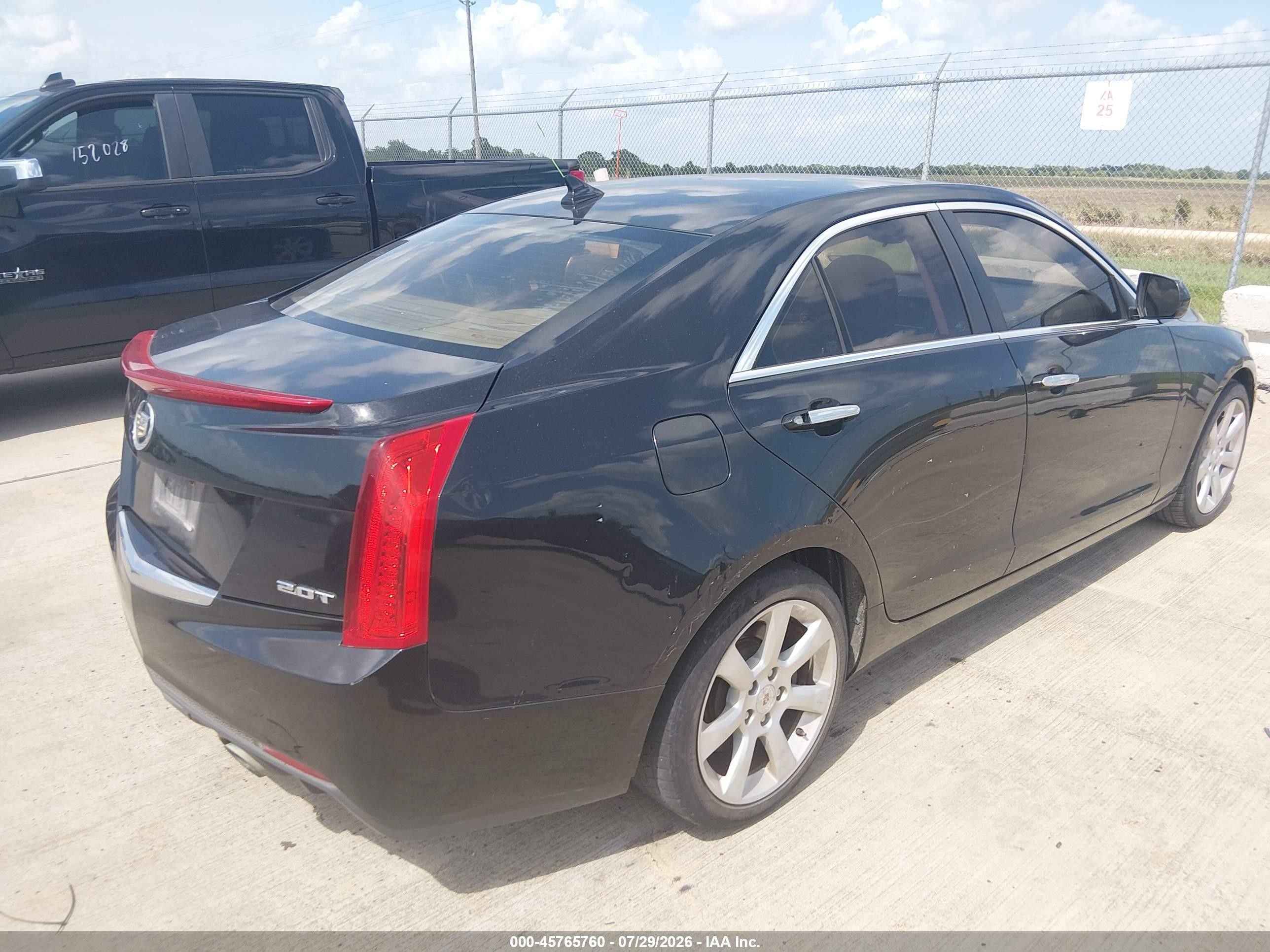 2013 Cadillac Ats Standard Черный vin: 1G6AA5RX5D0133537