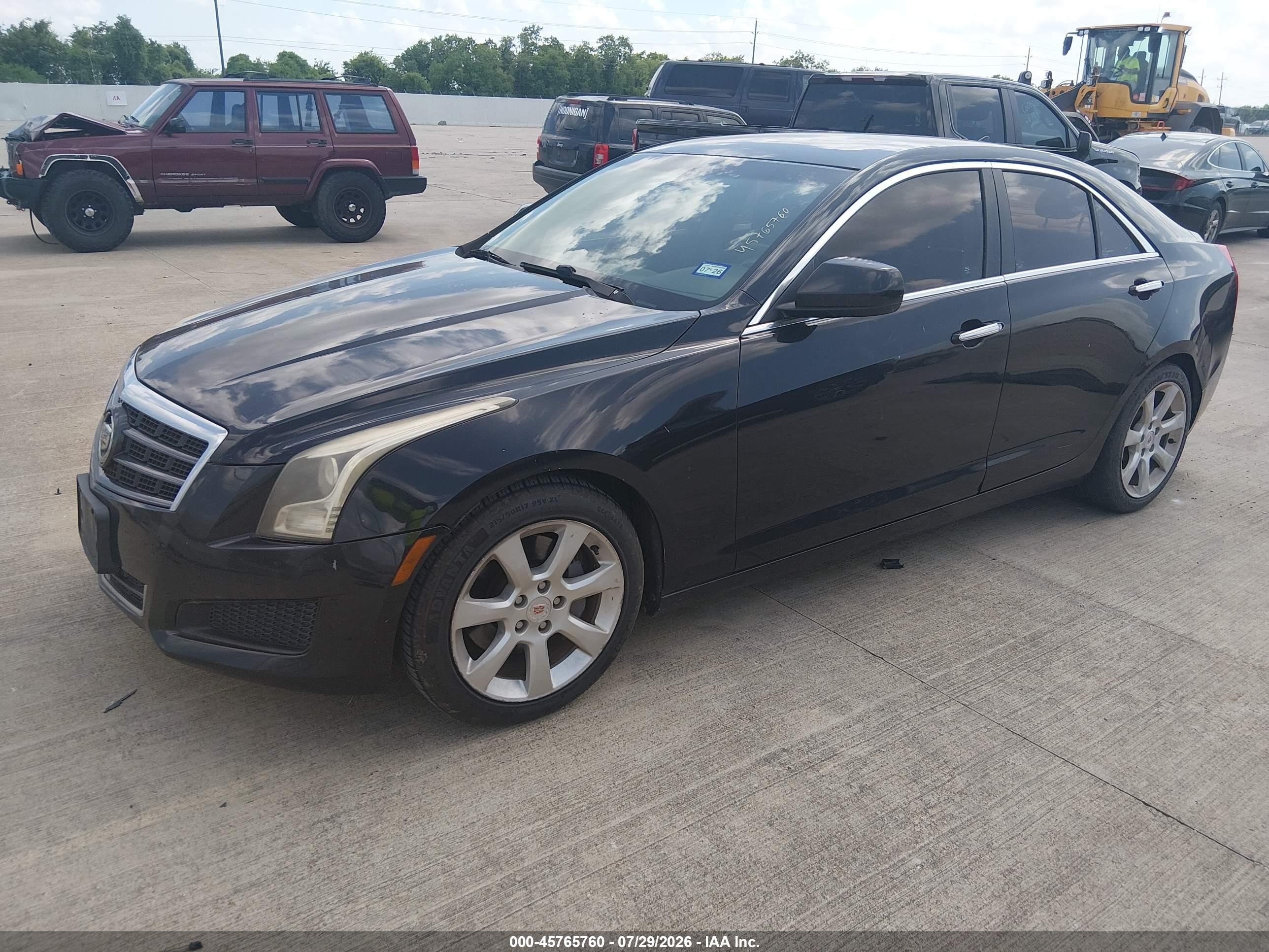 2013 Cadillac Ats Standard Черный vin: 1G6AA5RX5D0133537