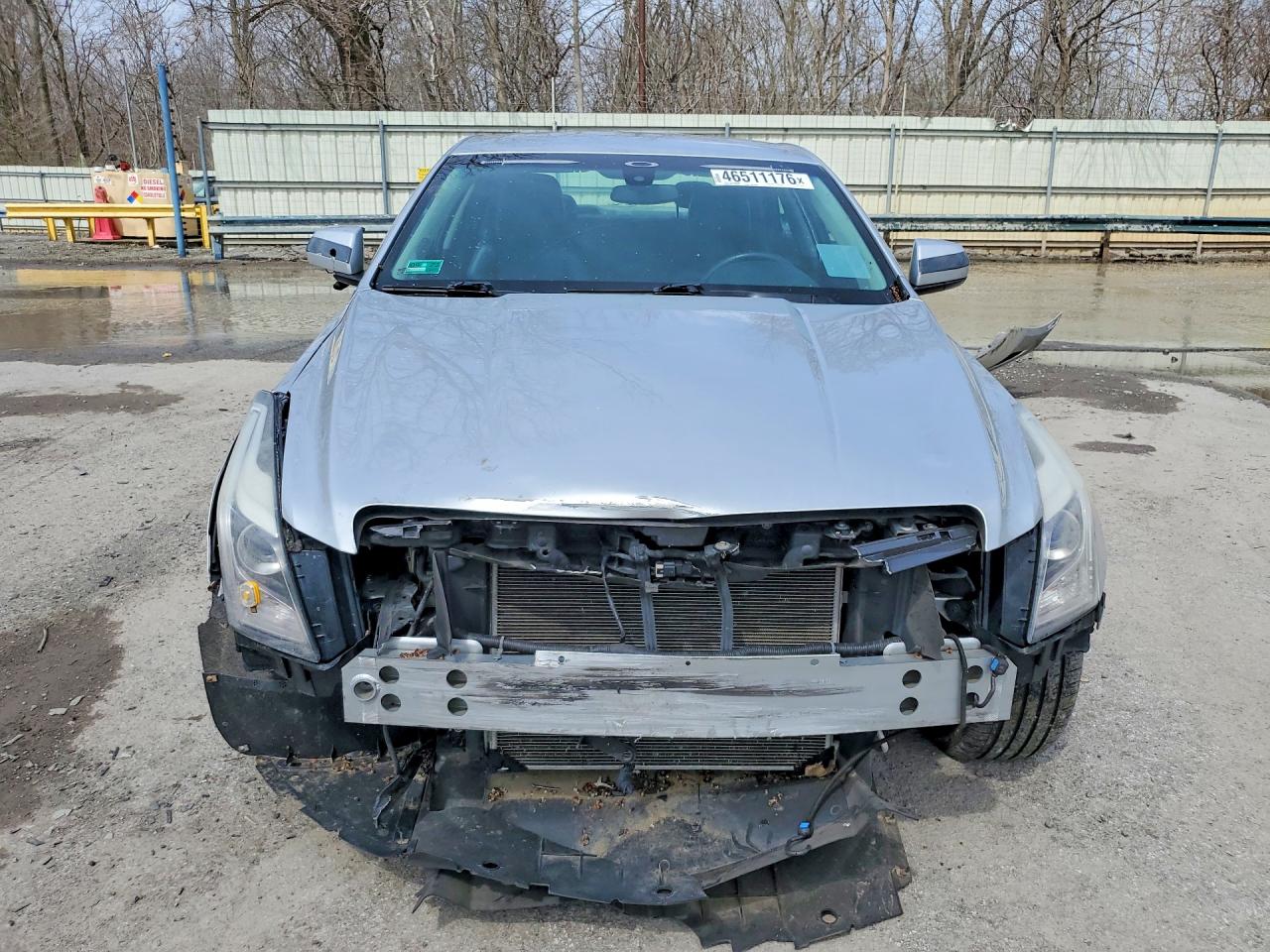 2014 Cadillac Ats Silver vin: 1G6AA5RX5E0124774