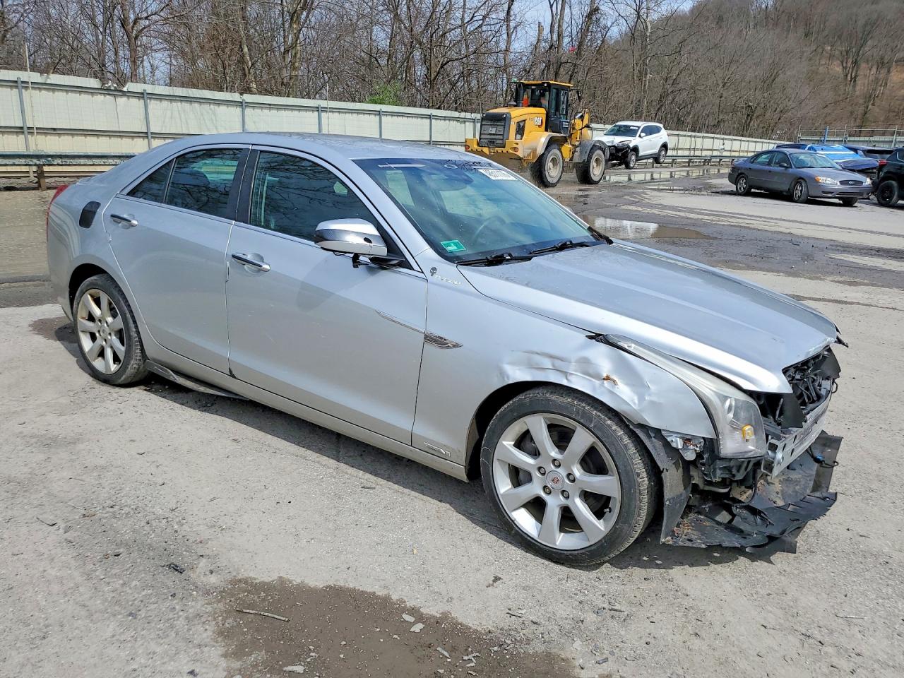 2014 Cadillac Ats Silver vin: 1G6AA5RX5E0124774