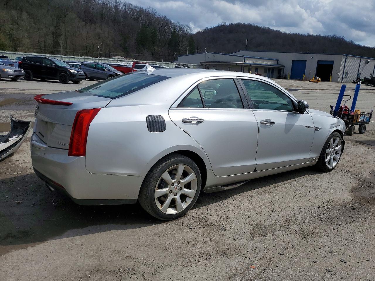 2014 Cadillac Ats Silver vin: 1G6AA5RX5E0124774
