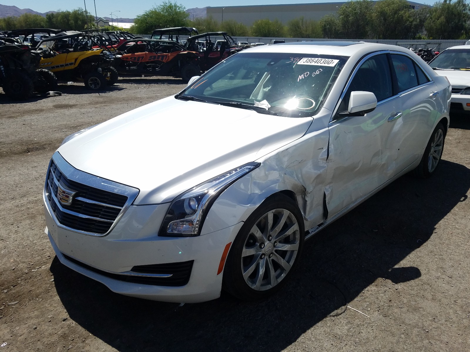 2018 Cadillac Ats  Белый vin: 1G6AA5RX5J0176903