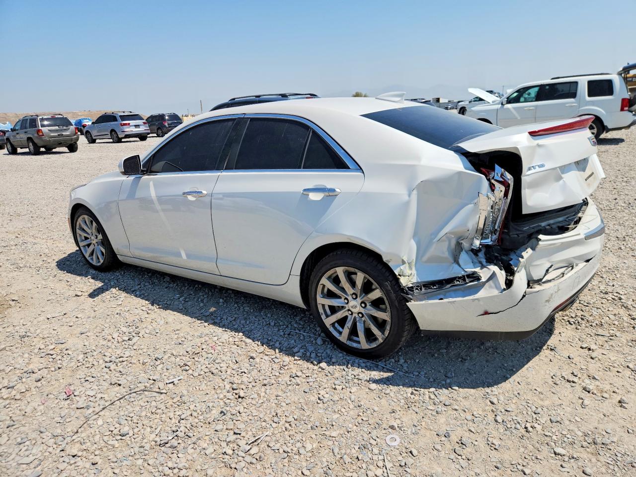 2018 Cadillac Ats White vin: 1G6AA5RX5J0176903