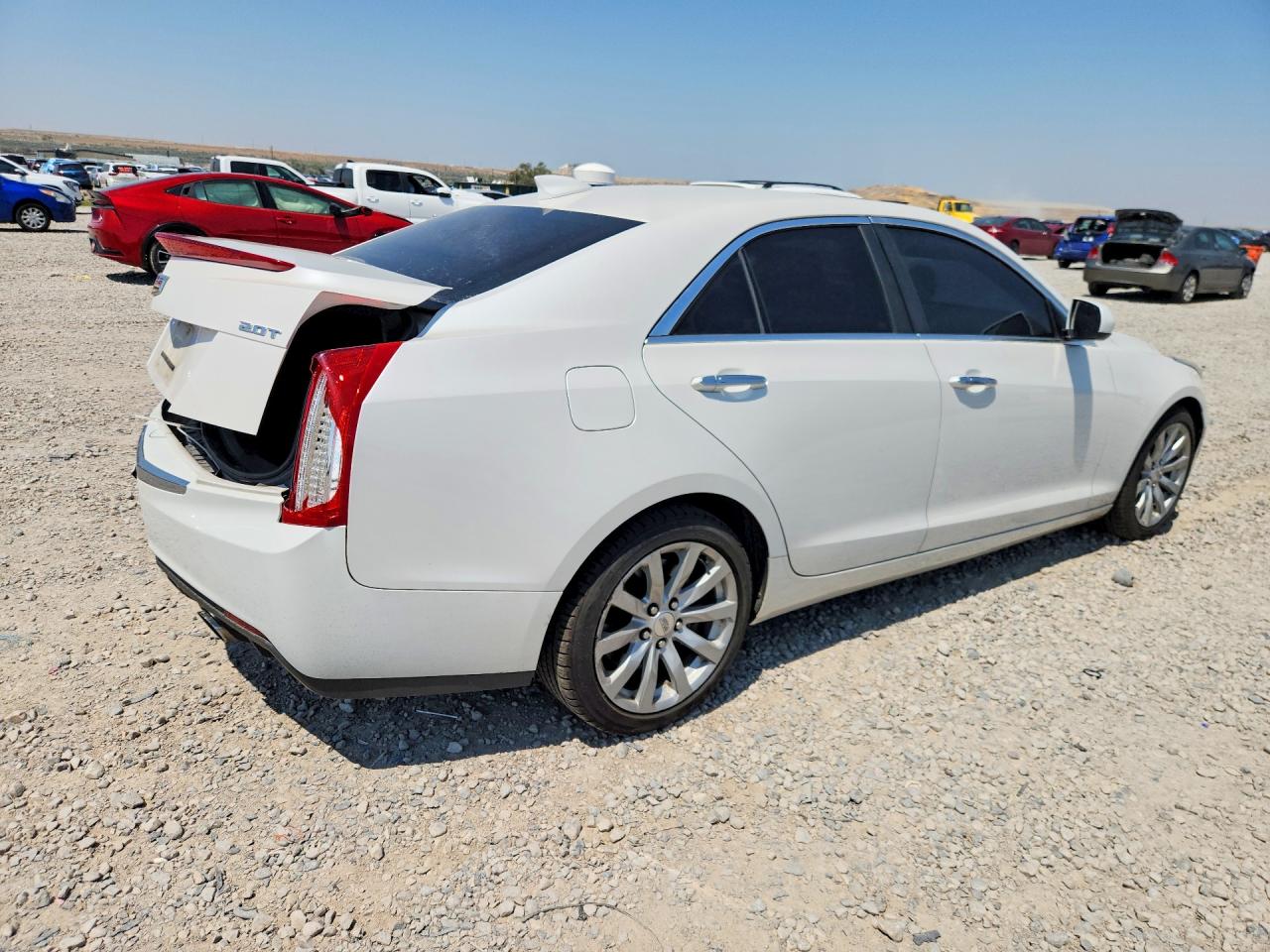 2018 Cadillac Ats White vin: 1G6AA5RX5J0176903