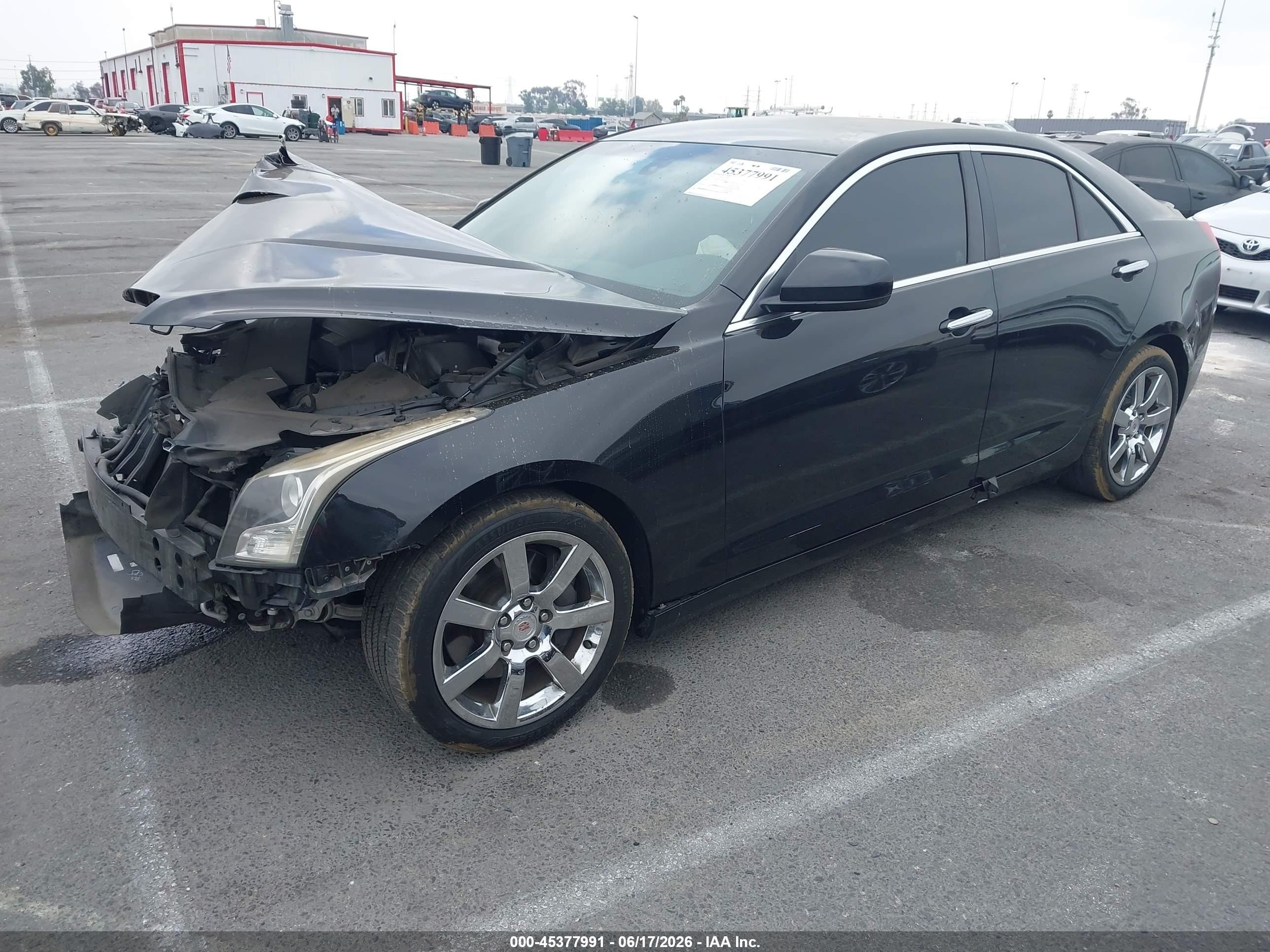 2014 Cadillac Ats Standard Black vin: 1G6AA5RX6E0101178
