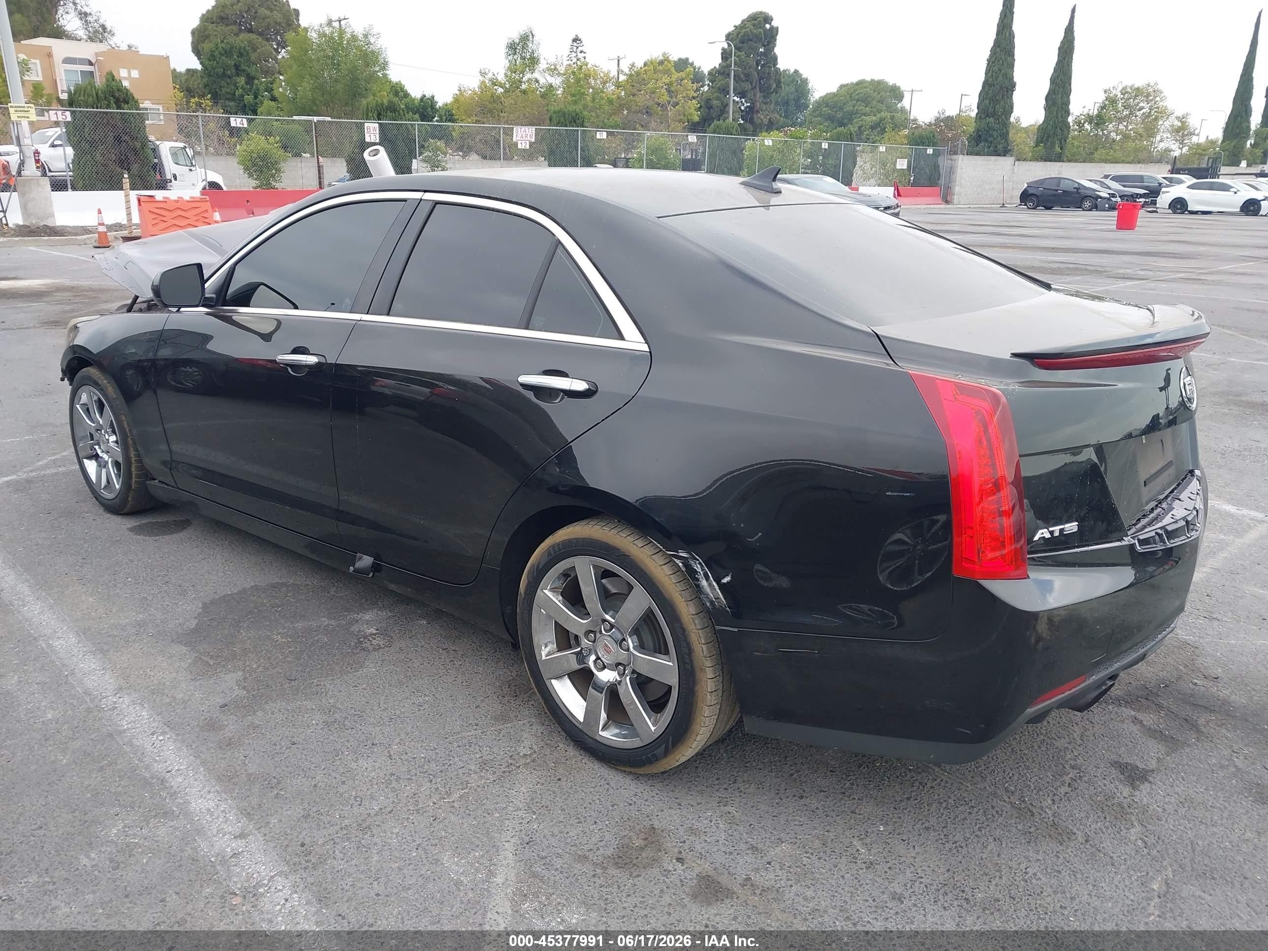 2014 Cadillac Ats Standard Black vin: 1G6AA5RX6E0101178