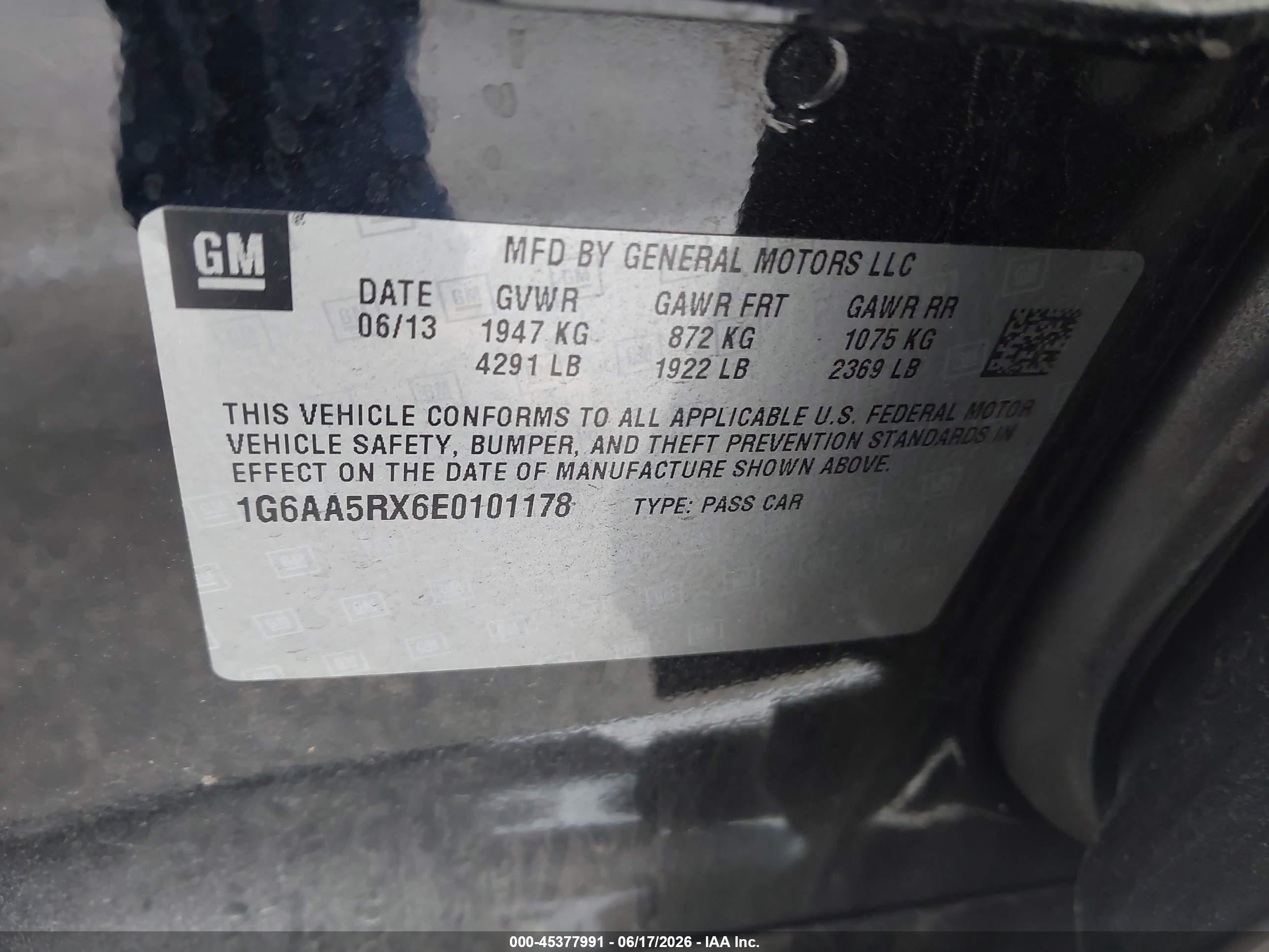 2014 Cadillac Ats Standard Black vin: 1G6AA5RX6E0101178