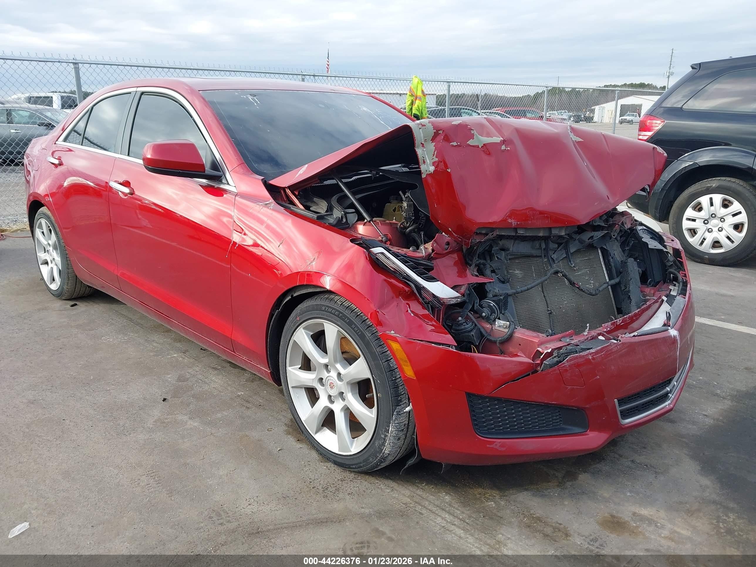 2014 Cadillac Ats Standard Red vin: 1G6AA5RX6E0171795