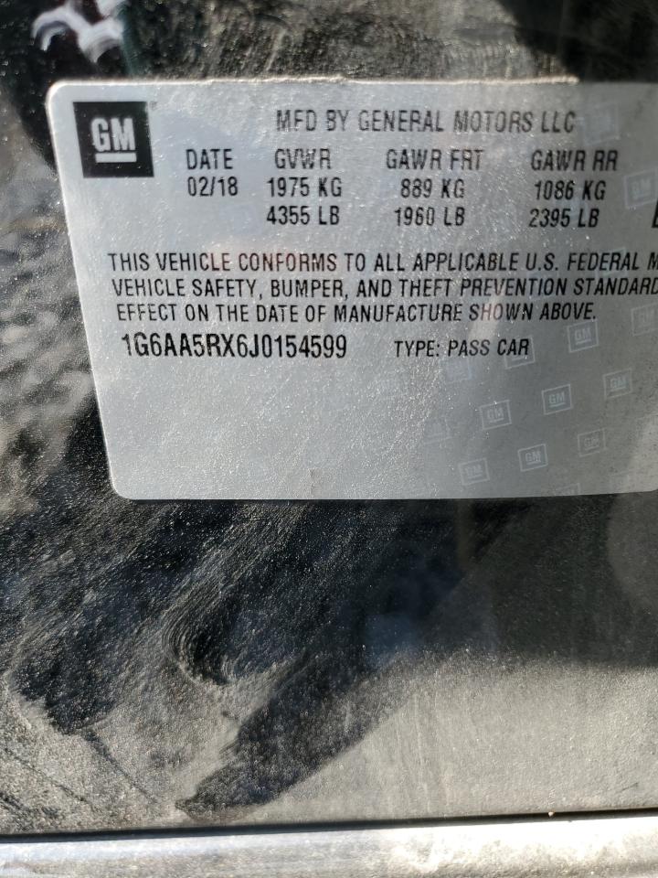 2018 Cadillac Ats Черный vin: 1G6AA5RX6J0154599